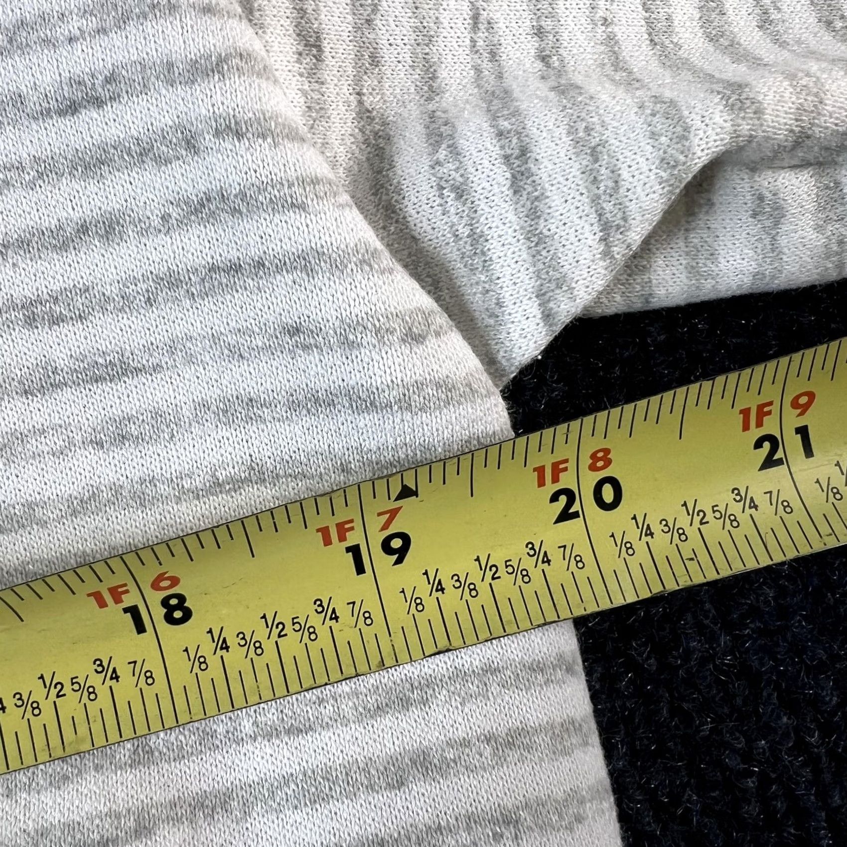 Vintage Heart Floral Sweatshirt Women M White Striped Collared Pullover Cute Graphic Print, Cozy Pullover, Valentine Theme Size M / US 6-8 / IT 42-44 - 5 Thumbnail