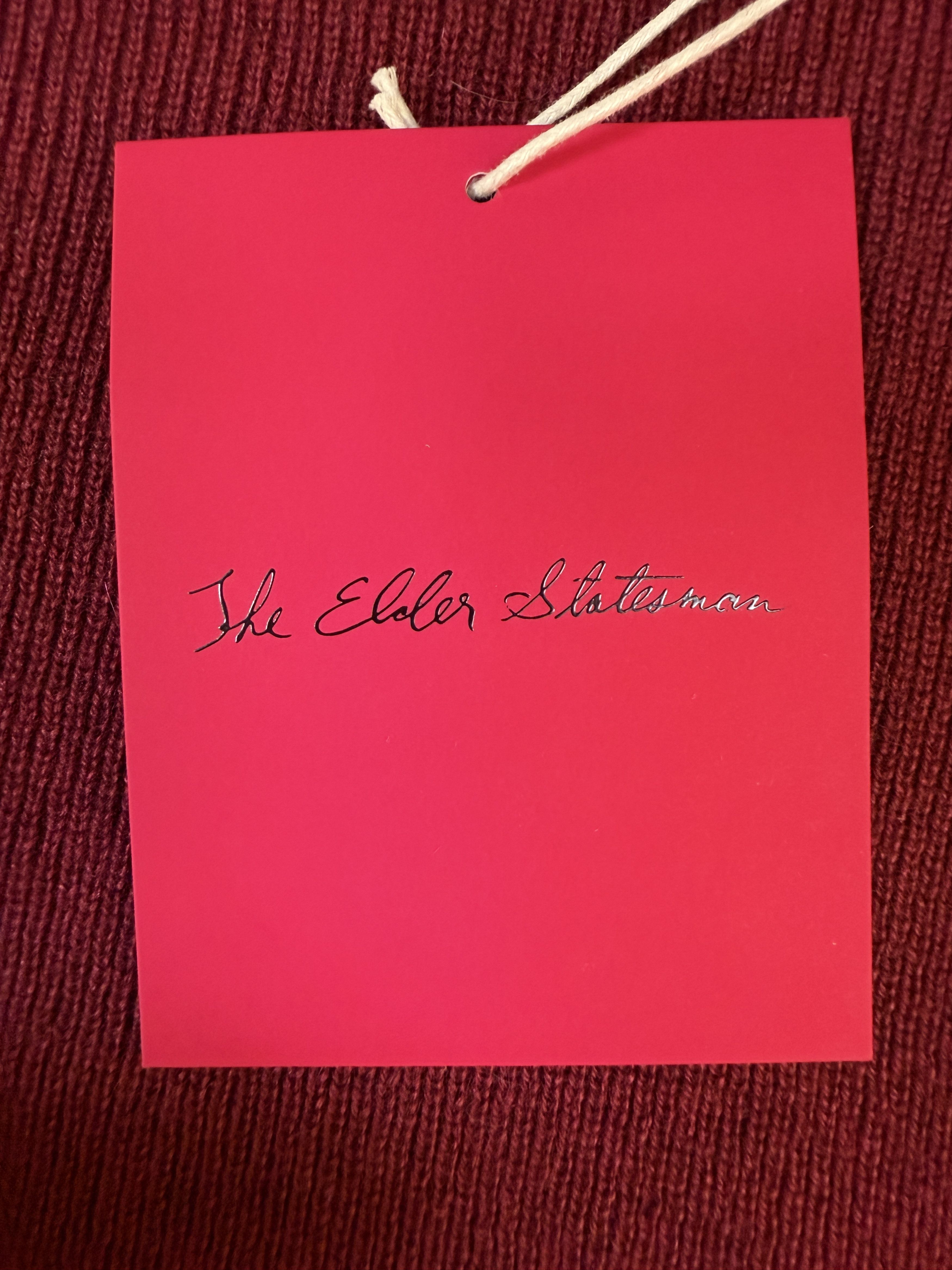 The Elder Statesman $650 The Elder Statesman Delicash Merlot Turtleneck Size M / US 6-8 / IT 42-44 - 7 Thumbnail