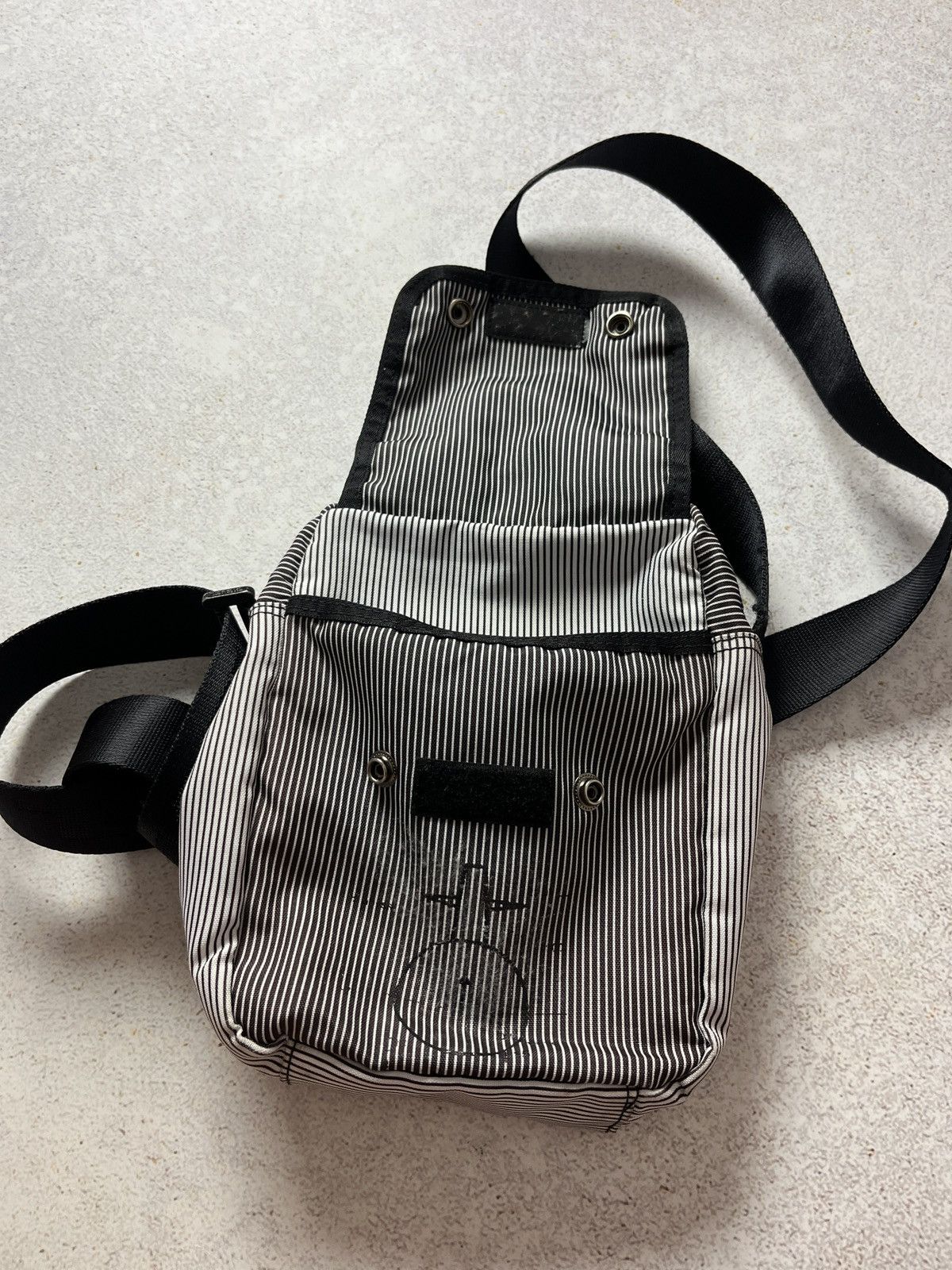 Diesel DDP DIESEL Y2K Striped Nylon Crossbody Bag Avant Garde Size ONE SIZE - 7 Thumbnail