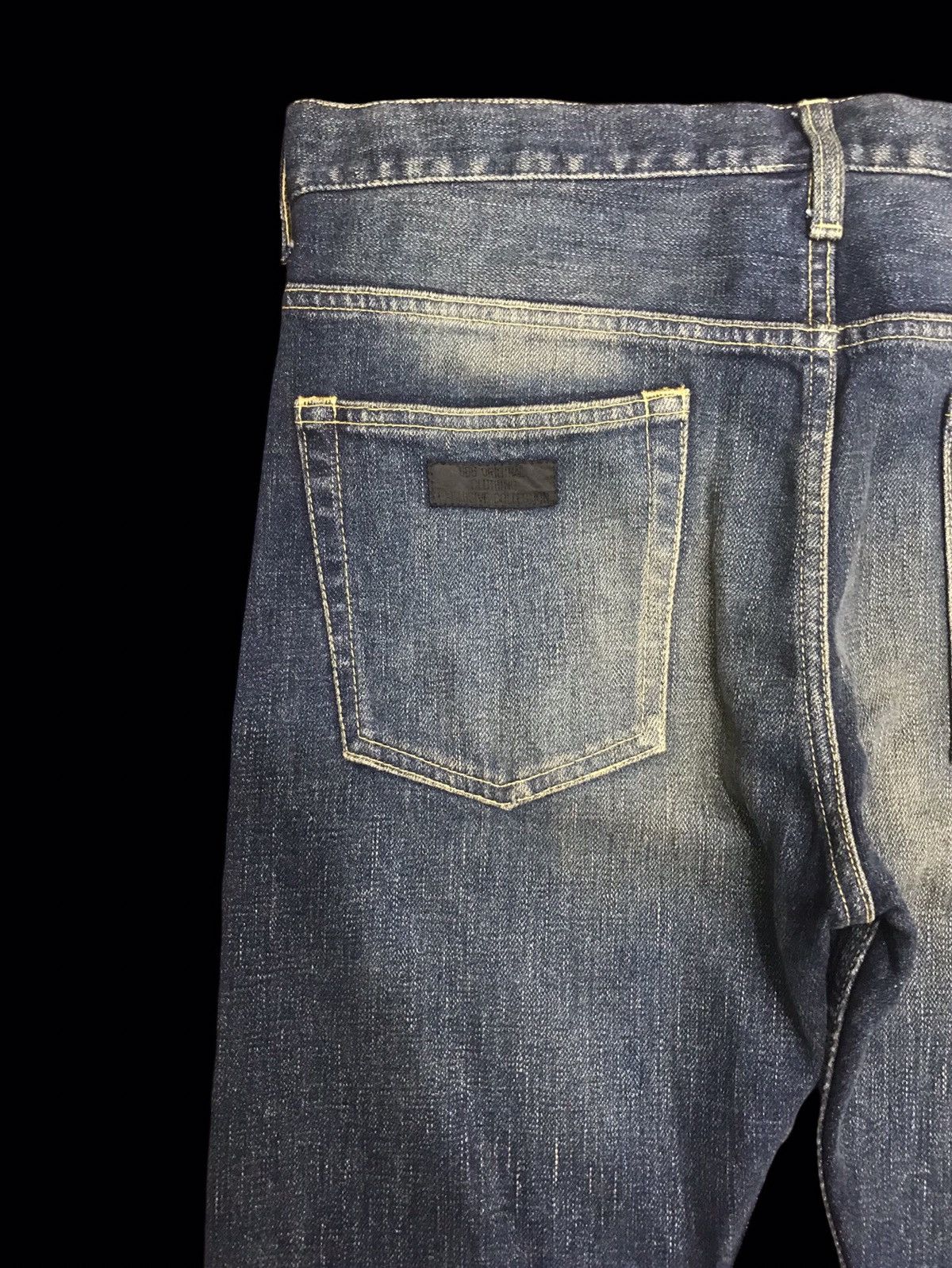 Japanese Brand 💥BIKER DENIM💥14Oz 666 SLIM SELVEDGE BIKER DENIM F329 Size US 32 / EU 48 - 12 Thumbnail