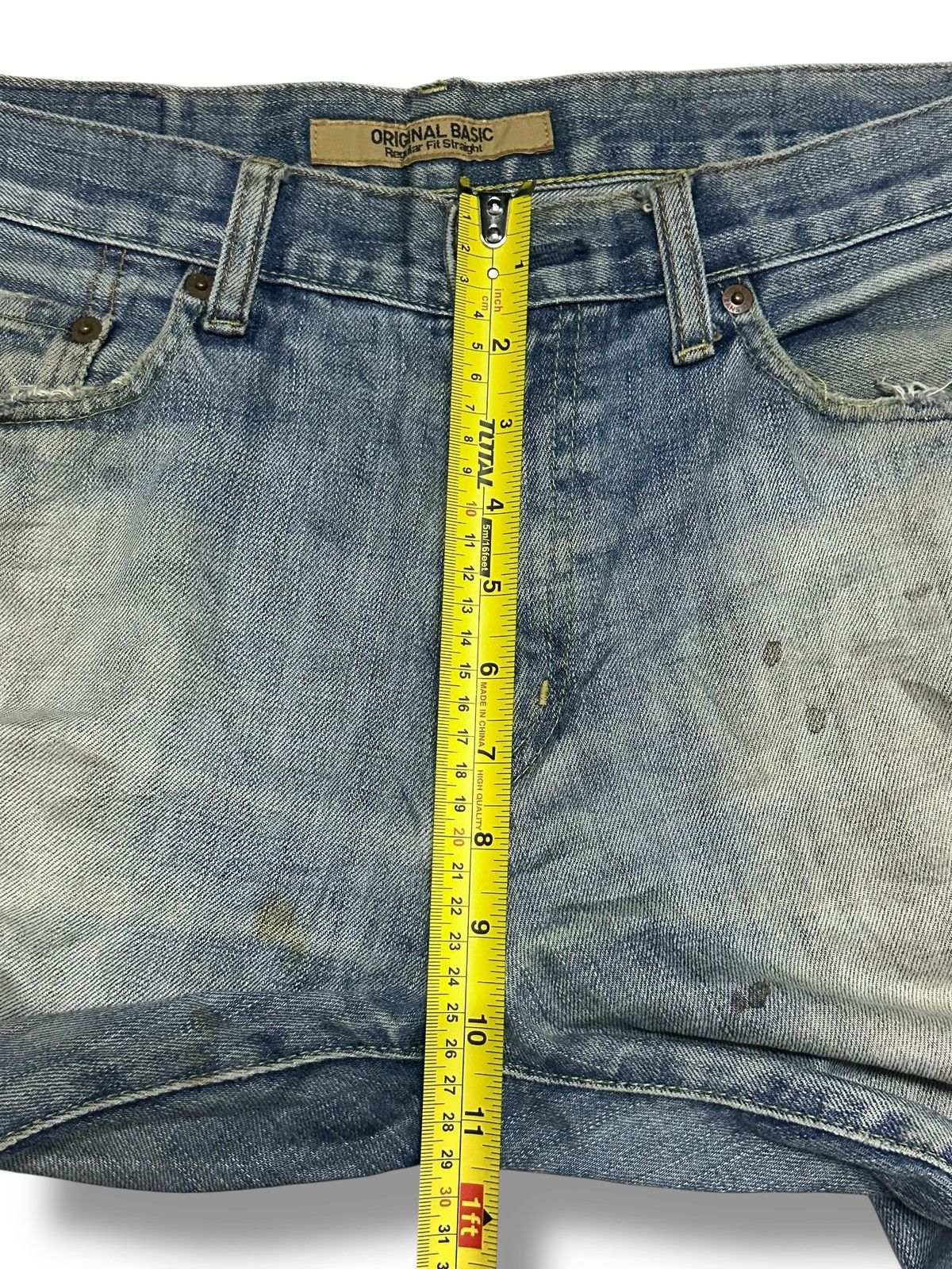 Uniqlo Uniqlo Vintage Distressed Distressed Regular Straight Faded Size US 32 / EU 48 - 13 Thumbnail