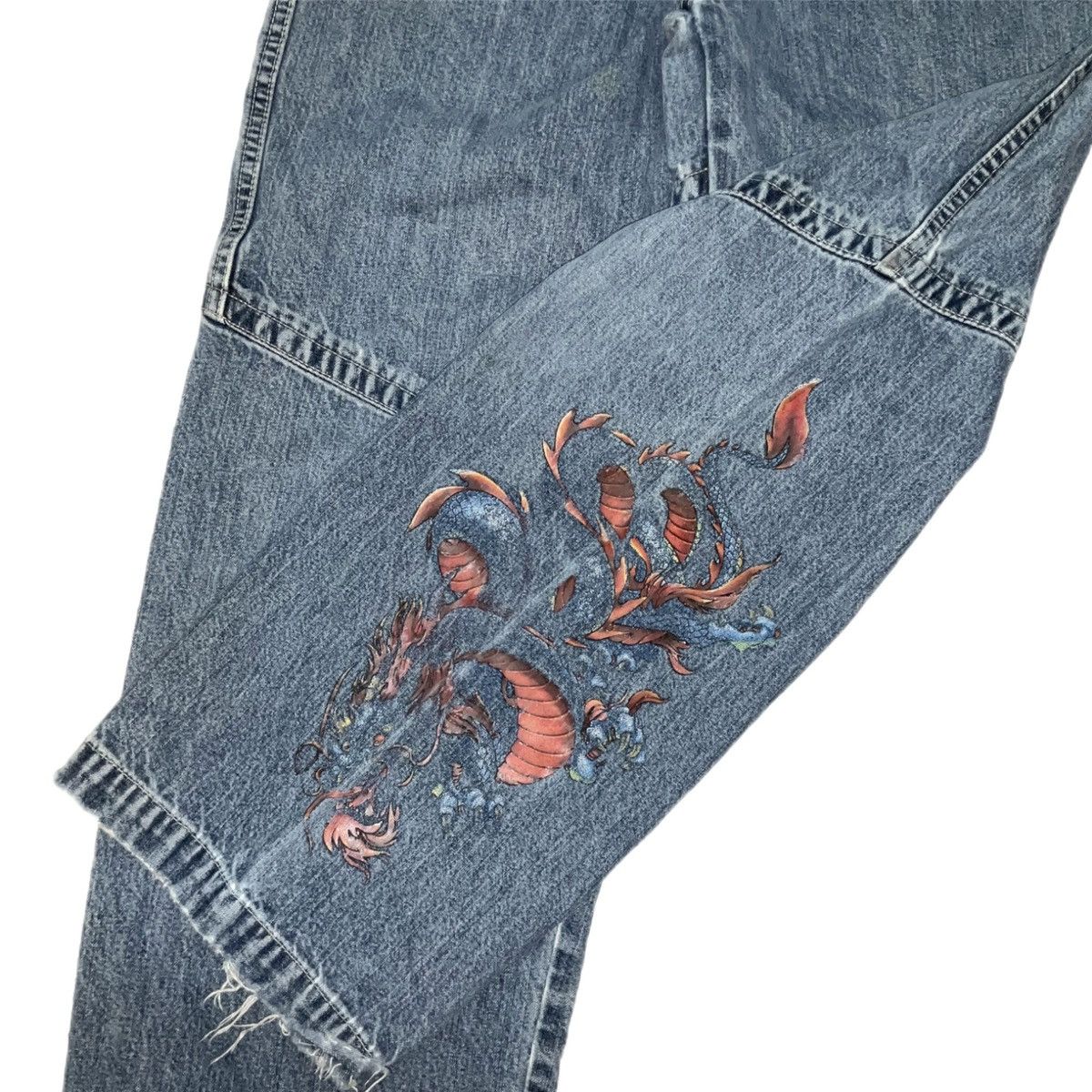 JNCO JNCO Dragon Vintage Denim Size US 29 - 4 Thumbnail