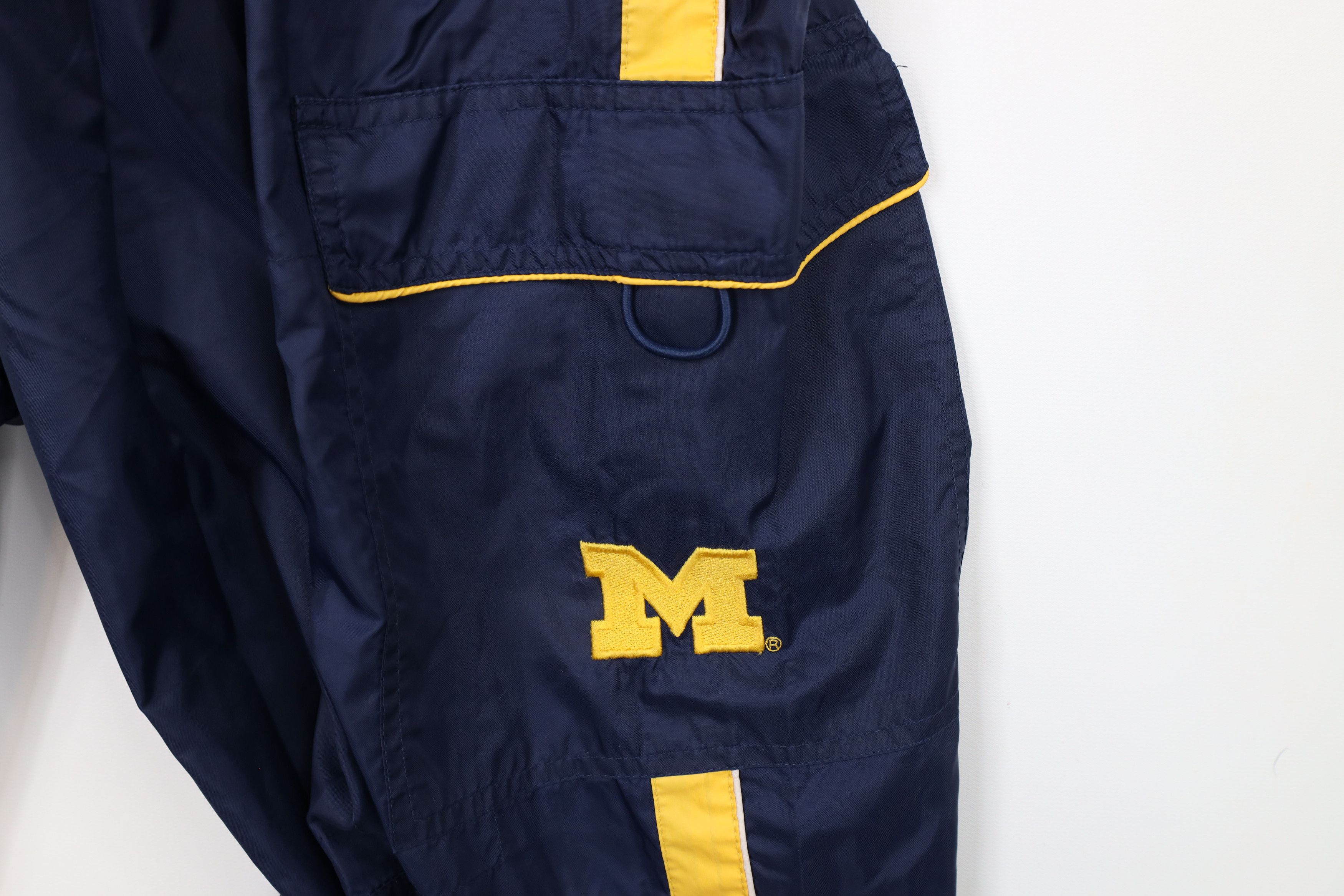 Vintage Vintage 90s Lined University of Michigan Wide Leg Pants Size US 34 / EU 50 - 5 Thumbnail