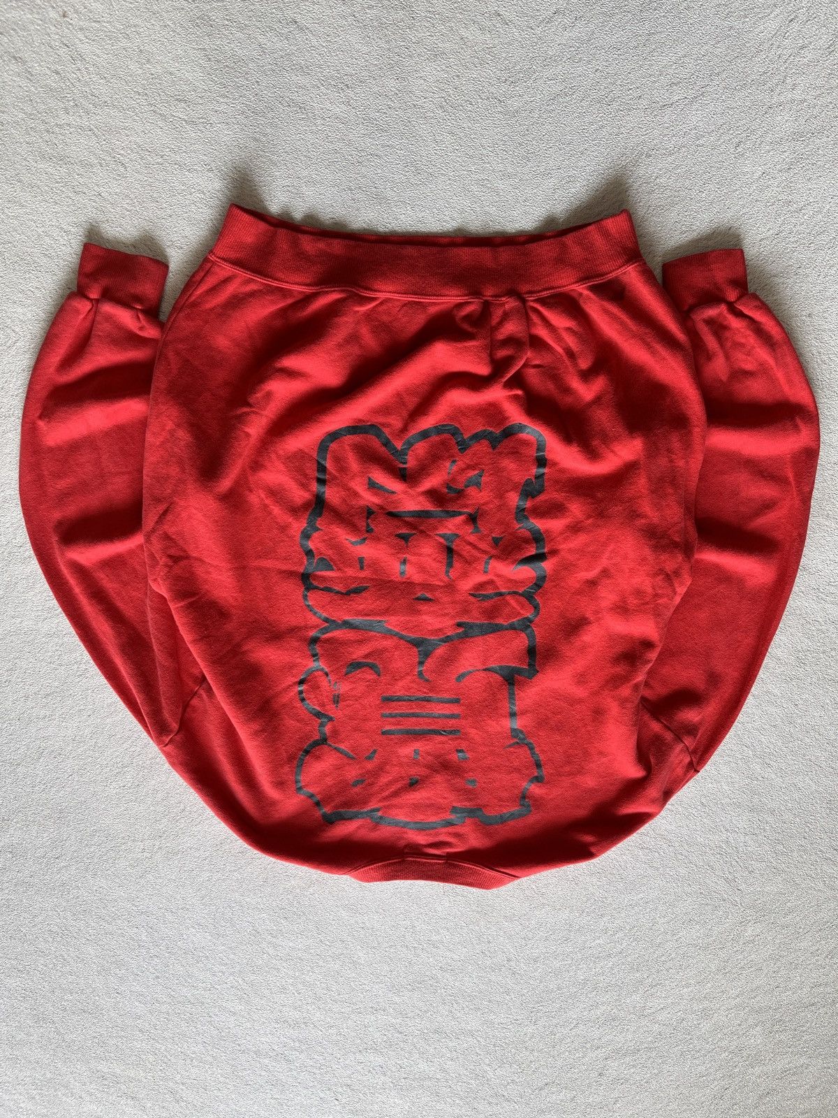 Kansai Yamamoto Rare - KANSAI O2 BIG HANDSTYLE SWEATSHIRT Size US XL / EU 56 / 4 - 6 Thumbnail