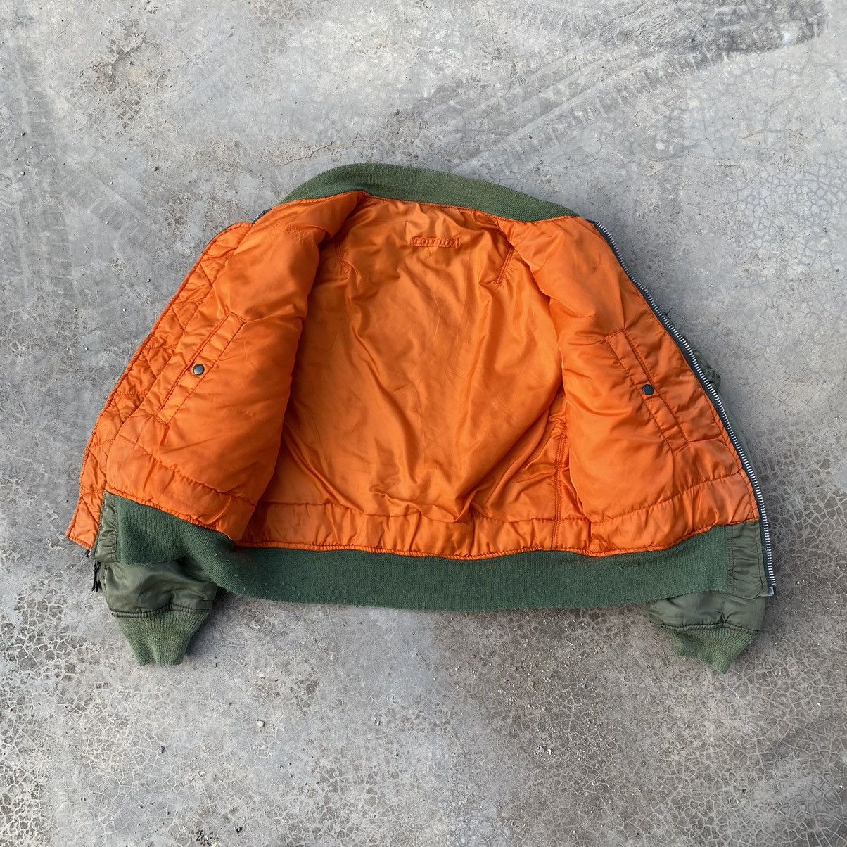 Alpha Industries Vintage ALPHA INDUSTRIES MA-1 Tomcat Bomber Jacket Size US M / EU 48-50 / 2 - 2 Thumbnail