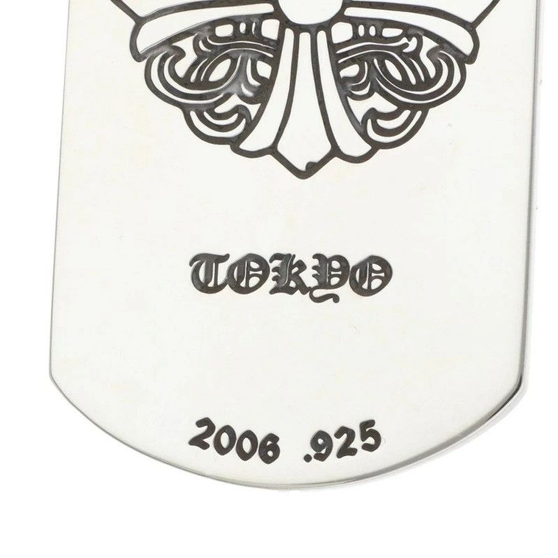 Chrome Hearts CHROME HEARTS TOKYO LMITED SCROLL PLUS DOG TAG Size ONE SIZE - 4 Thumbnail