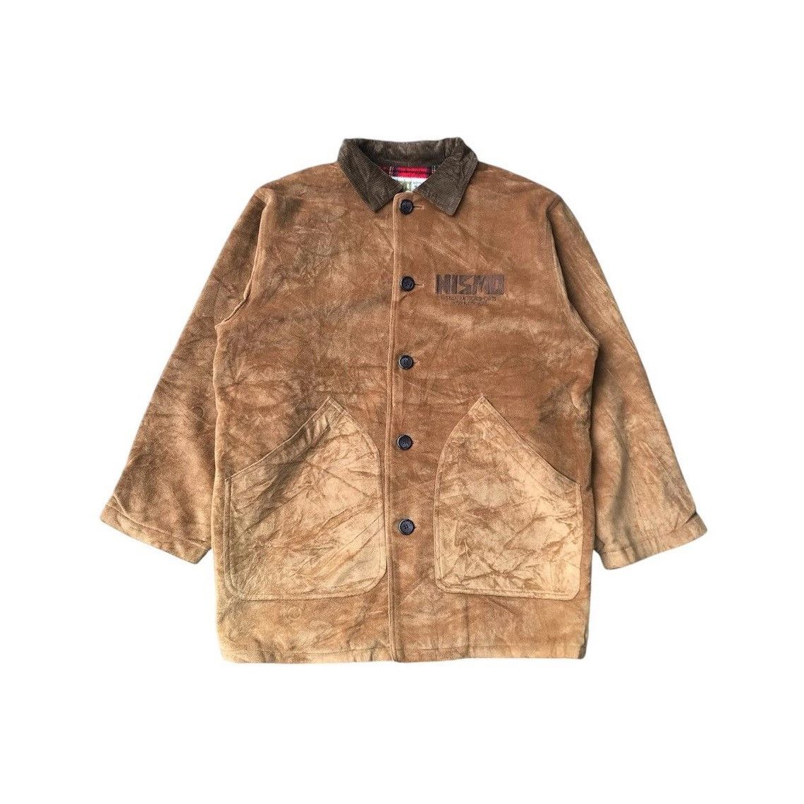 Vintage Vintage Nissan Nismo Old Logo Corduroy Tartan Coat Jacket Size US M / EU 48-50 / 2 - 2 Thumbnail