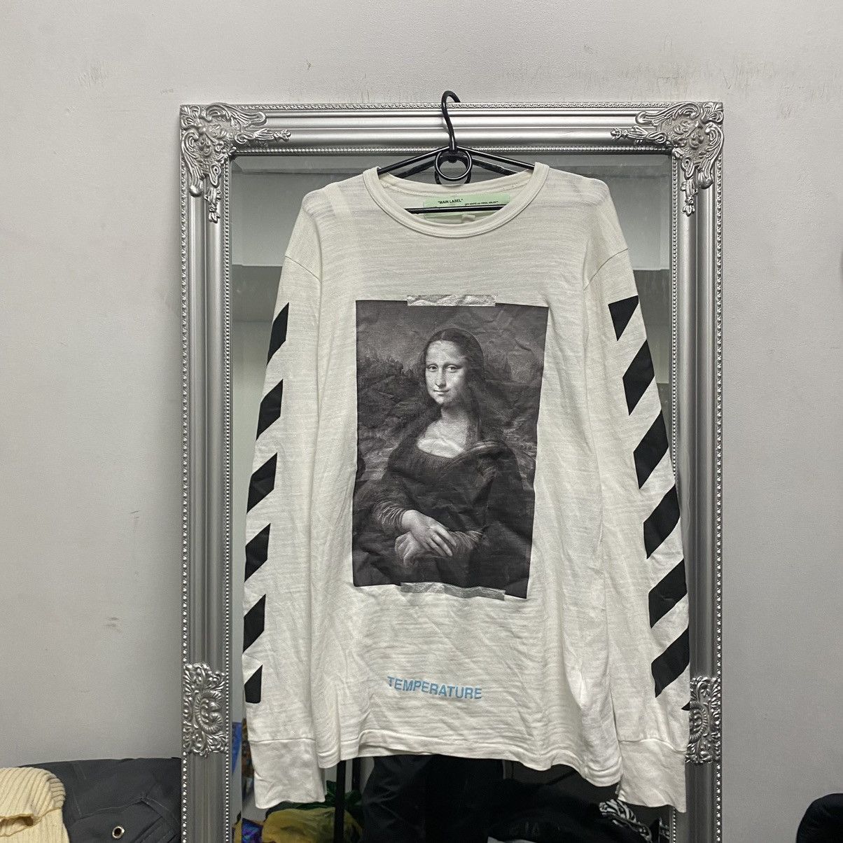 Off-White Off-White Long Sleeve Mona Lisa Big Logo Size US S / EU 44-46 / 1 - 1 Thumbnail