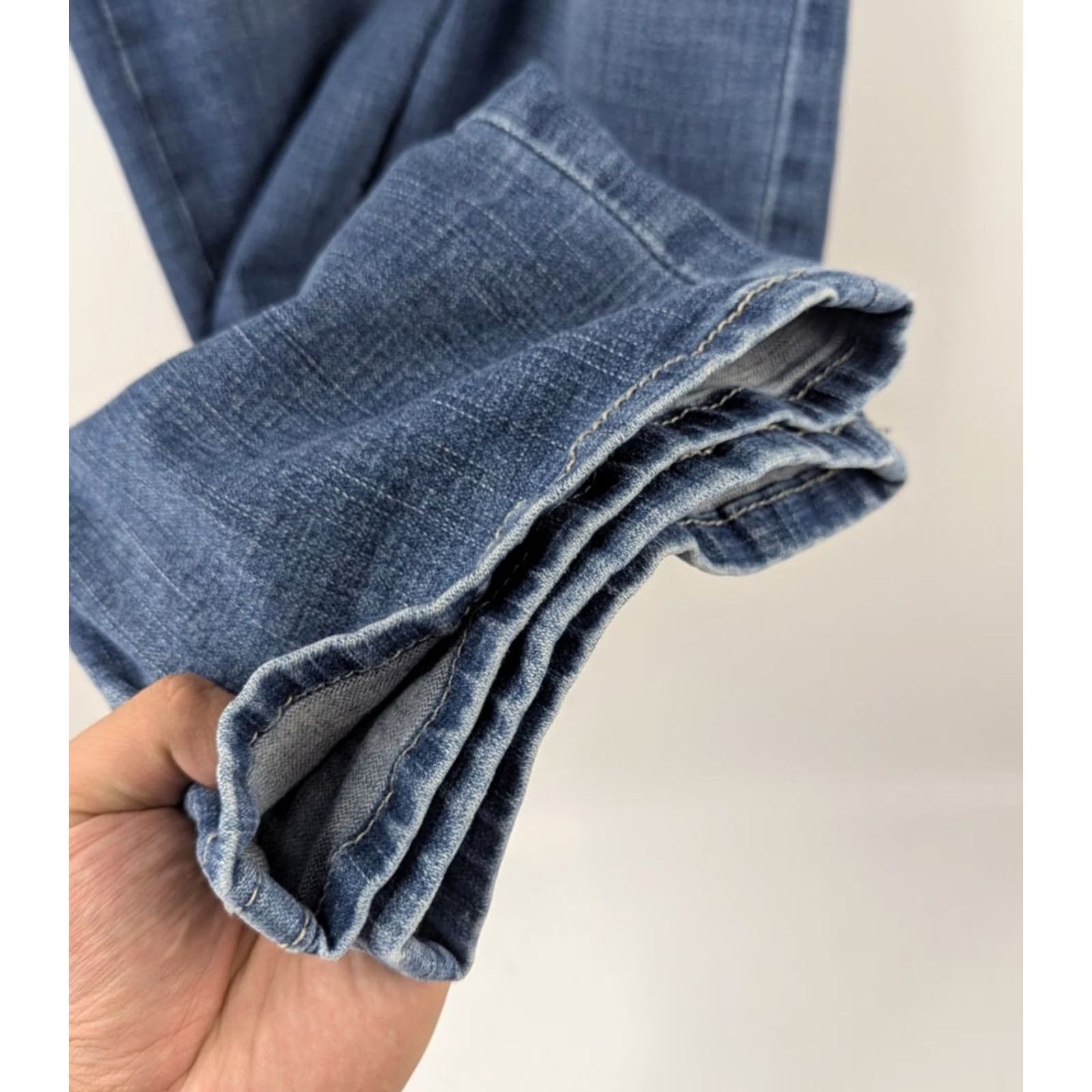 Wrangler Wrangler Willow Jeans Boots Cut Denim Stretch Ultimate Riding Jean Women Size 5 Blue 5-Pocket Design Size 27" / US 4 / IT 40 - 5 Thumbnail