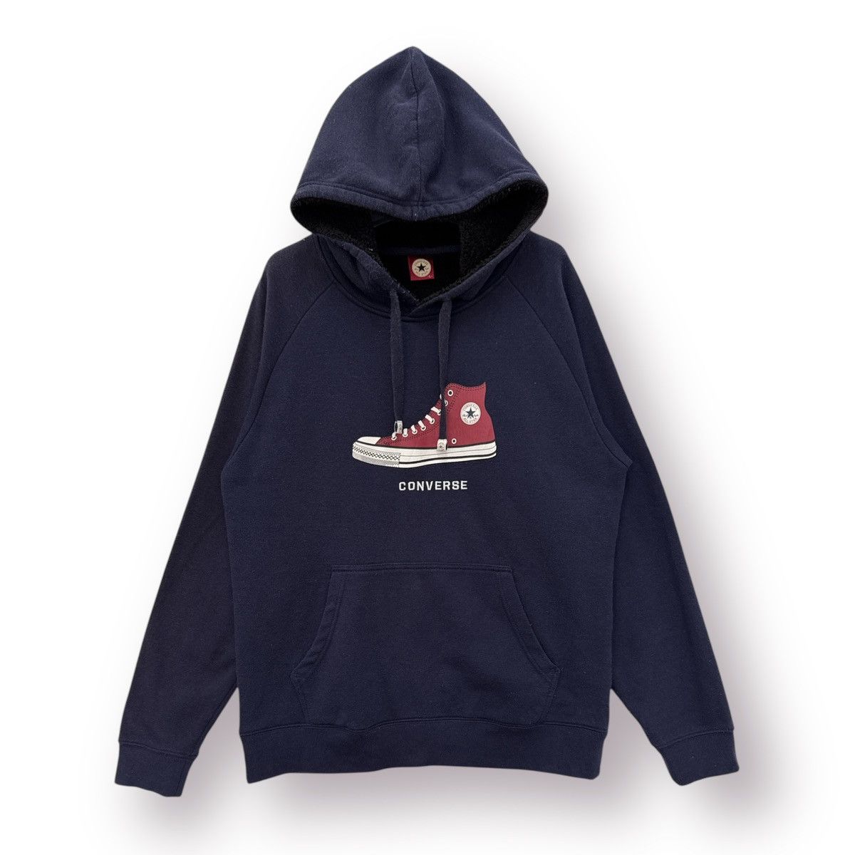 🔥 VINTAGE CONVERSE HOODIE SWEATSHIRT - L