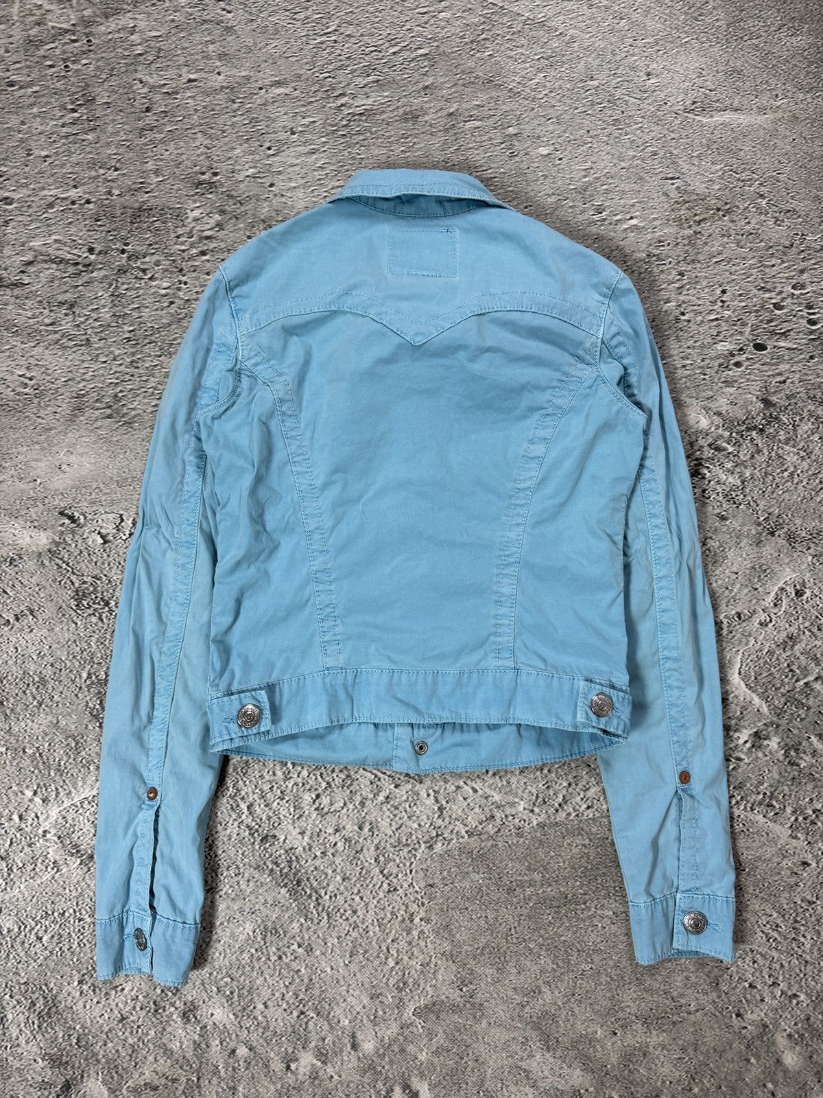 True Religion True Religion denim jacket blue turquoise Y2K vintage Size M / US 6-8 / IT 42-44 - 5 Thumbnail
