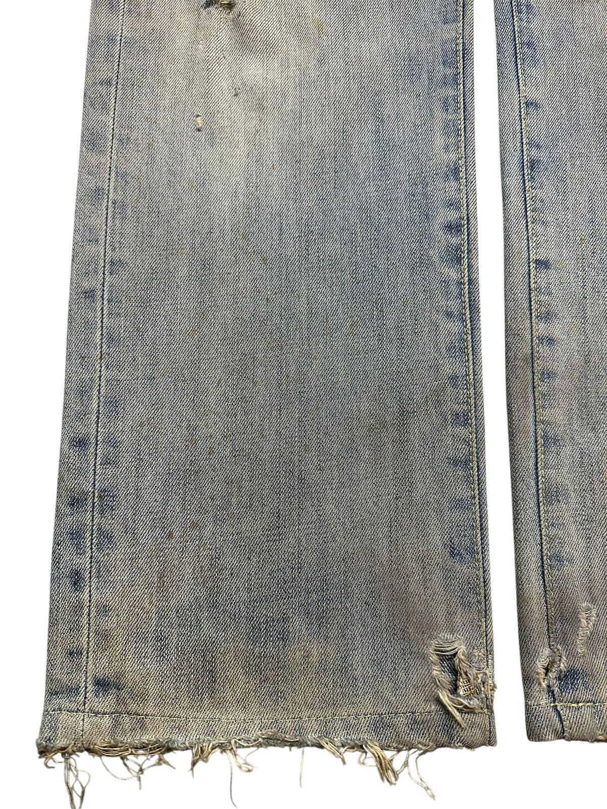 Japanese Brand Vintage Japanese Uniqlo Mud Wash Distress Style Jeans Size US 32 / EU 48 - 7 Thumbnail
