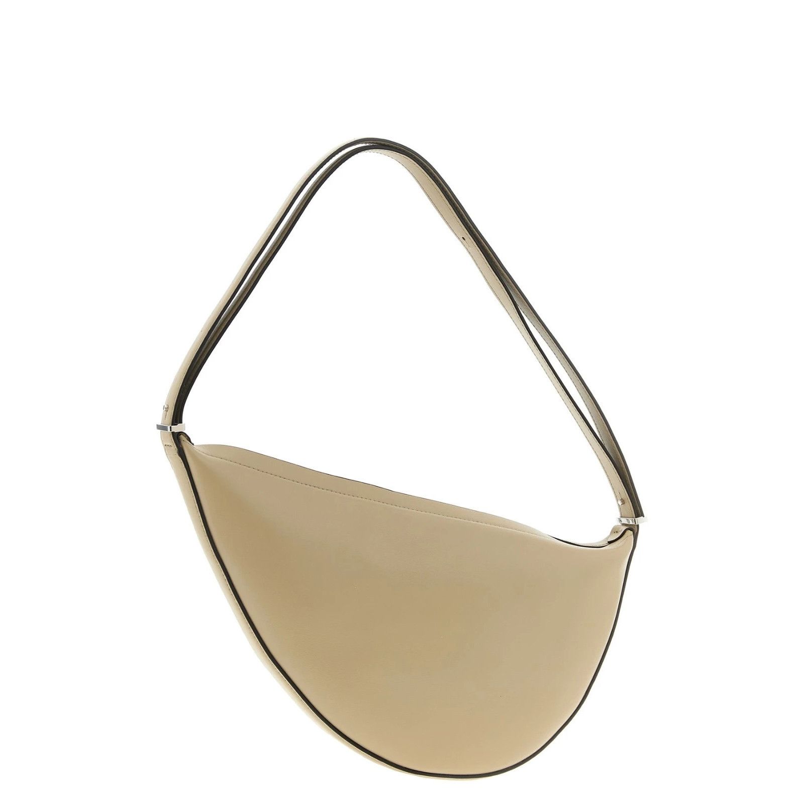 Toteme TOTEME Scooped Sling Beige Leather Shoulder Bag Size ONE SIZE - 2 Thumbnail