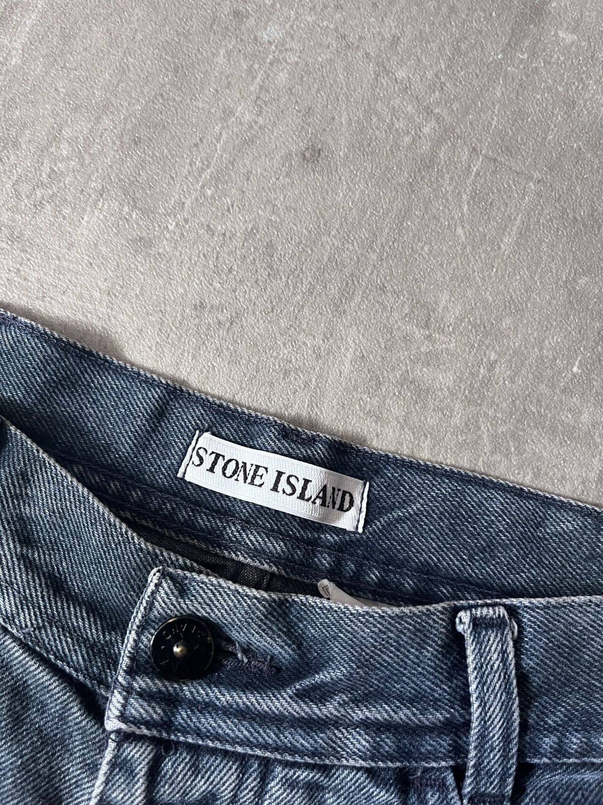 Stone Island Stone Island 90s denim jeans green edge patch Size US 32 / EU 48 - 8 Thumbnail
