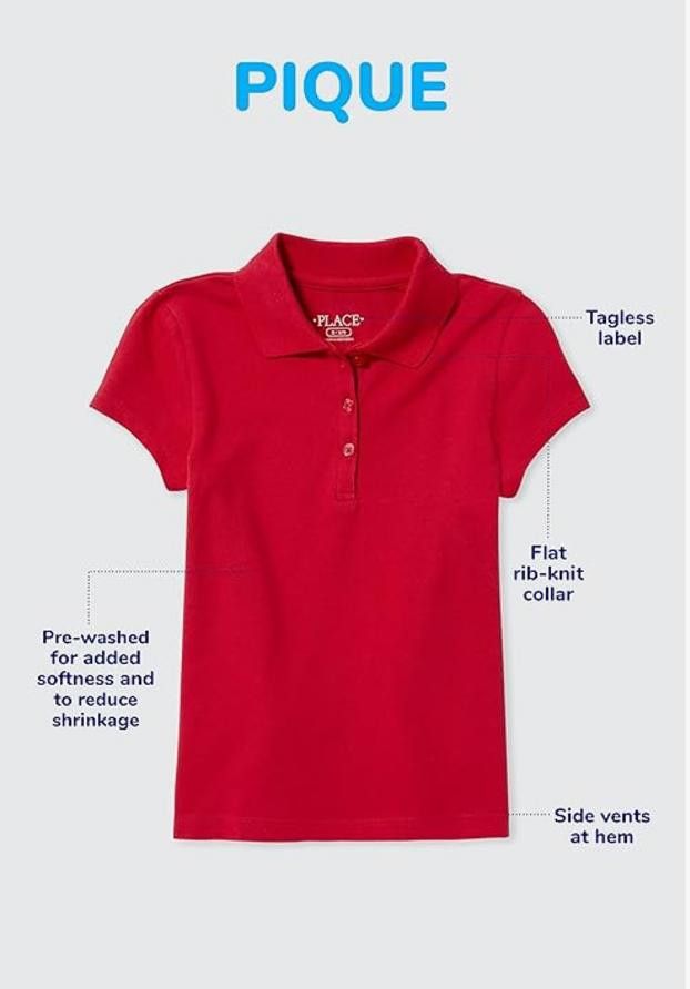 Designer Children’s Place Multipack Short Sleeve 5 packMEDIUM 5/6 Size US XXS / EU 40 - 3 Thumbnail