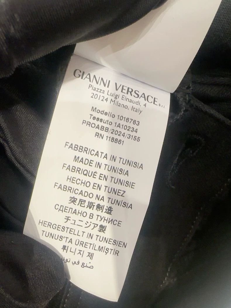 Versace Versace Black gold Medusa denim jacket Size US M / EU 48-50 / 2 - 3 Thumbnail