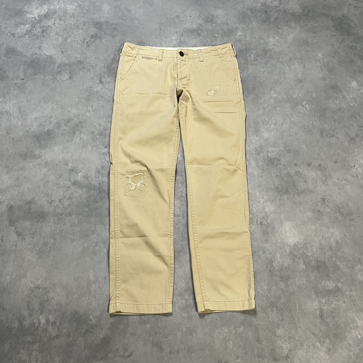 Hysteric Glamour Hysteric Glamour - Search And Destroy Disstresed Chino Size US 30 / EU 46 - 3 Thumbnail