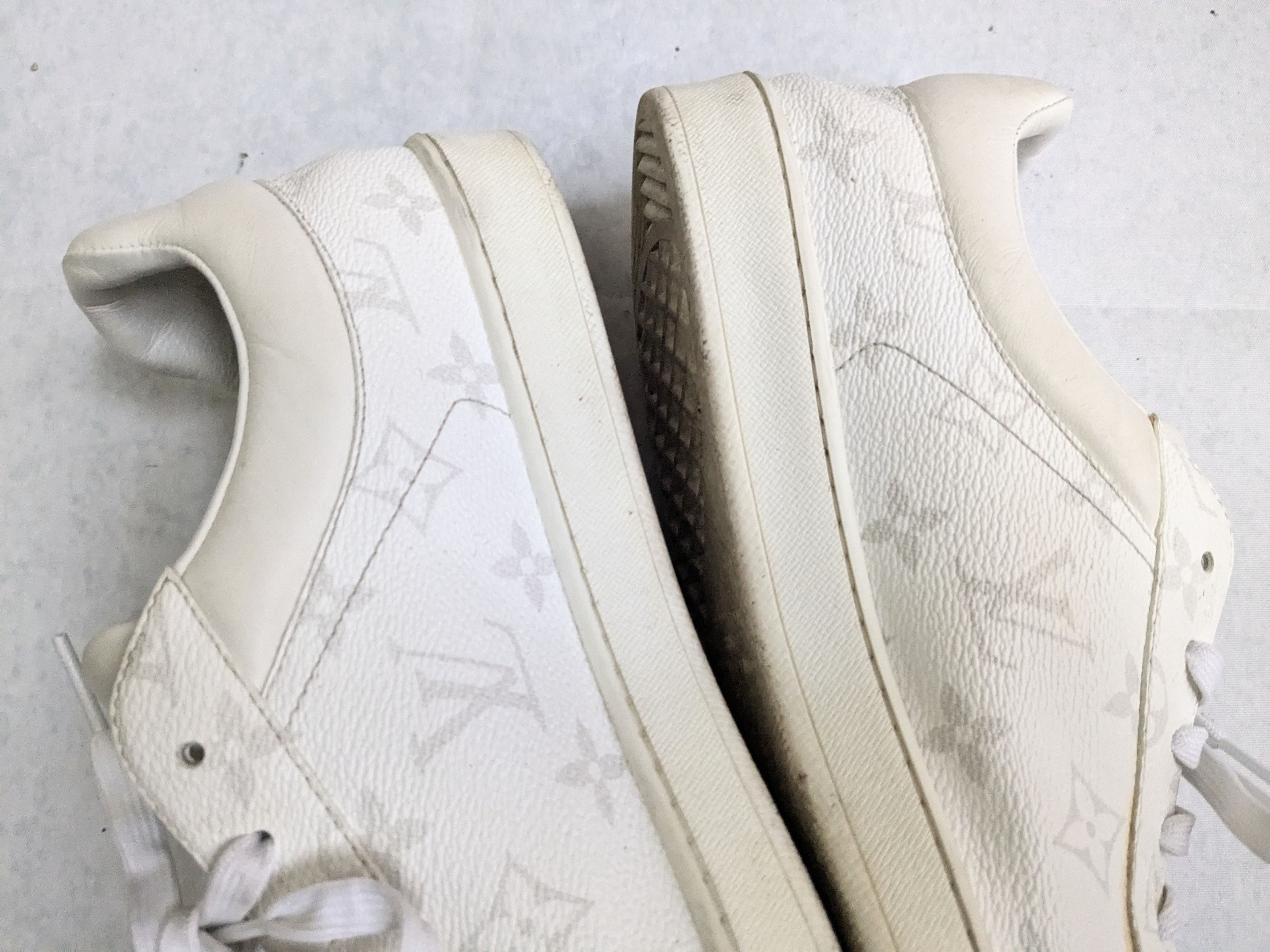 Louis Vuitton Louis Vuitton Sneakers White 11 Monogram Logo High Tops Size US 11 / EU 44 - 10 Thumbnail