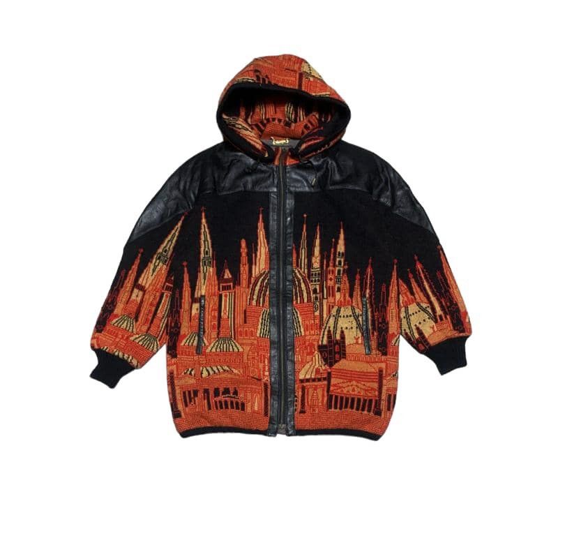 If Six Was Nine Vintage Japanese Wool Knit Jacket Hoodie By Yue Cheong Size US M / EU 48-50 / 2 - 1 Thumbnail