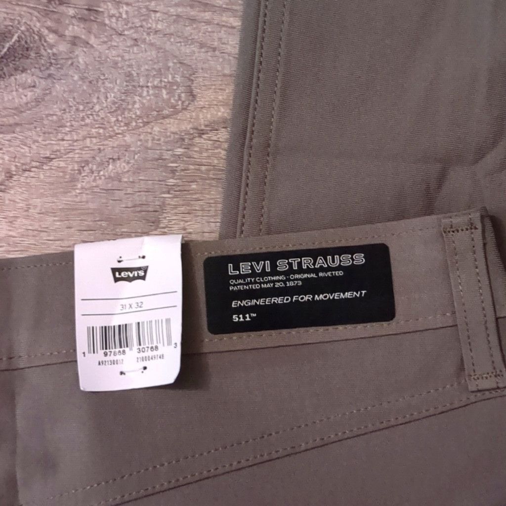 Levi's Levi's green 511 slim tech pants size 31x32 Size US 31 - 9 Thumbnail