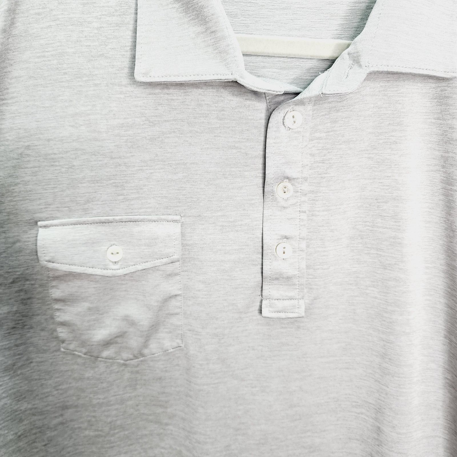 Peter Millar Peter Millar Heather Gray Athletic Golf Polo Shirt Size US XL / EU 56 / 4 - 4 Thumbnail