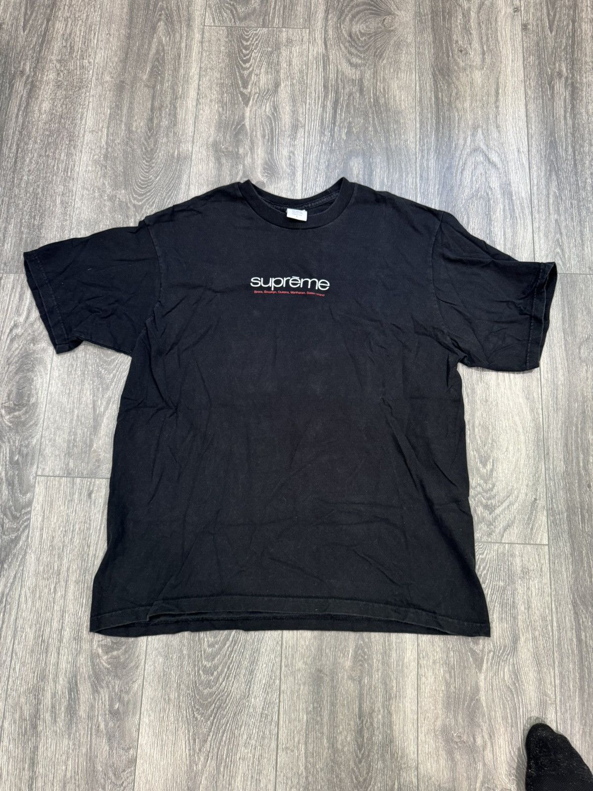 Supreme supreme five boroughs tee - yellow | Grailed