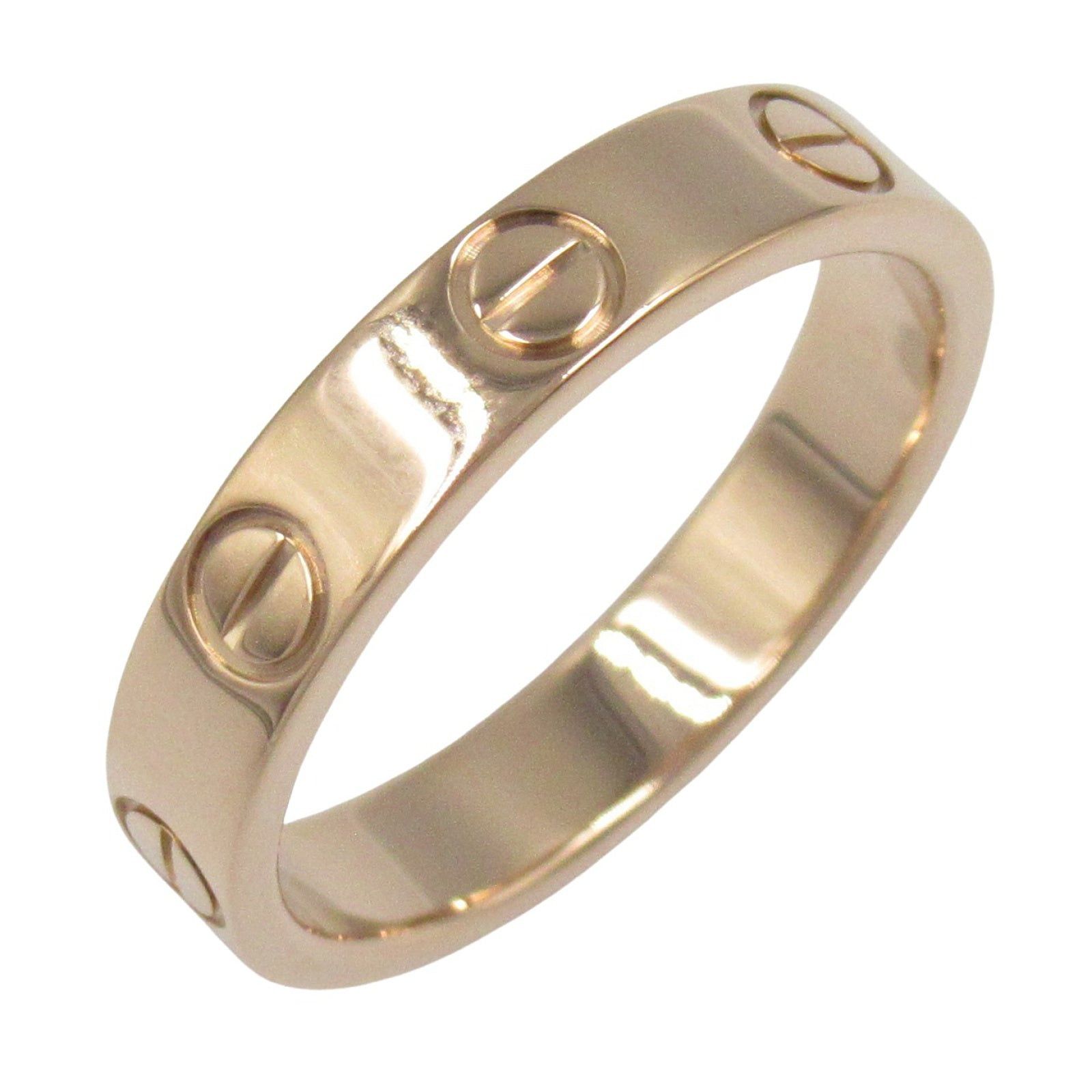 Cartier Mini Love Ring K18Pg (Pink Gold) Gold