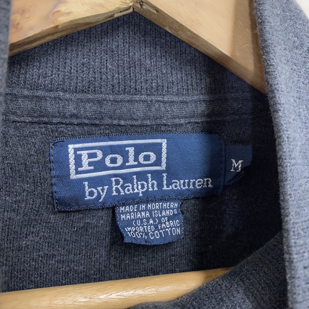 Polo Ralph Lauren × Vintage Vintage 90s Polo Ralph Lauren Small Pony Halfzip Sweatshirt Size US M / EU 48-50 / 2 - 8 Thumbnail