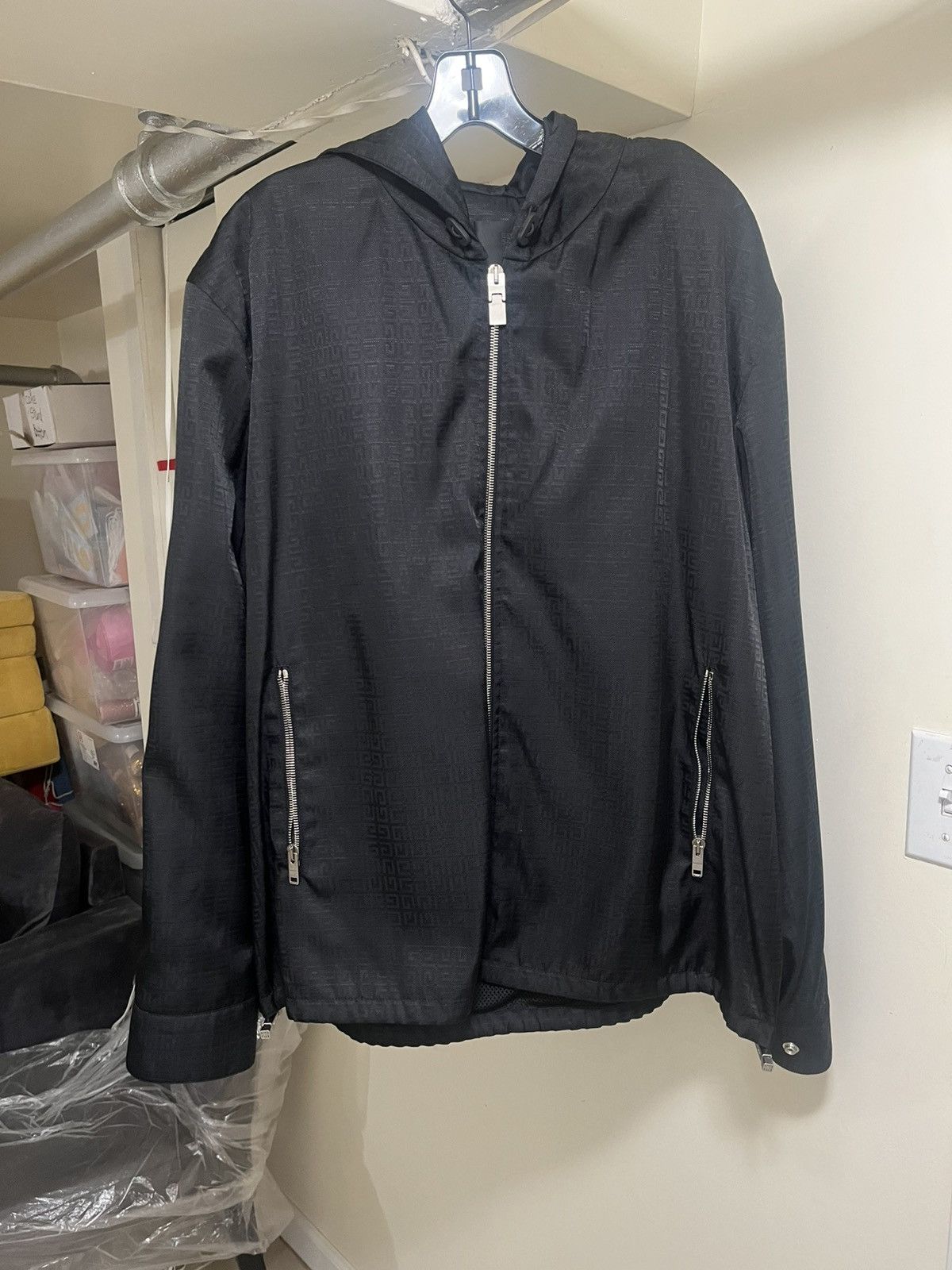 Givenchy Givenchy 4G Nylon Jacquard Windbreaker Track Jacket Sz 50 Size US M / EU 48-50 / 2 - 2 Thumbnail