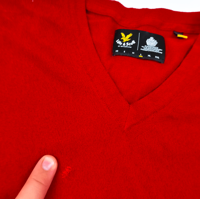 Lyle & Scott Lyle & Scott Woolen V-neck sweater Size US L / EU 52-54 / 3 - 6 Thumbnail