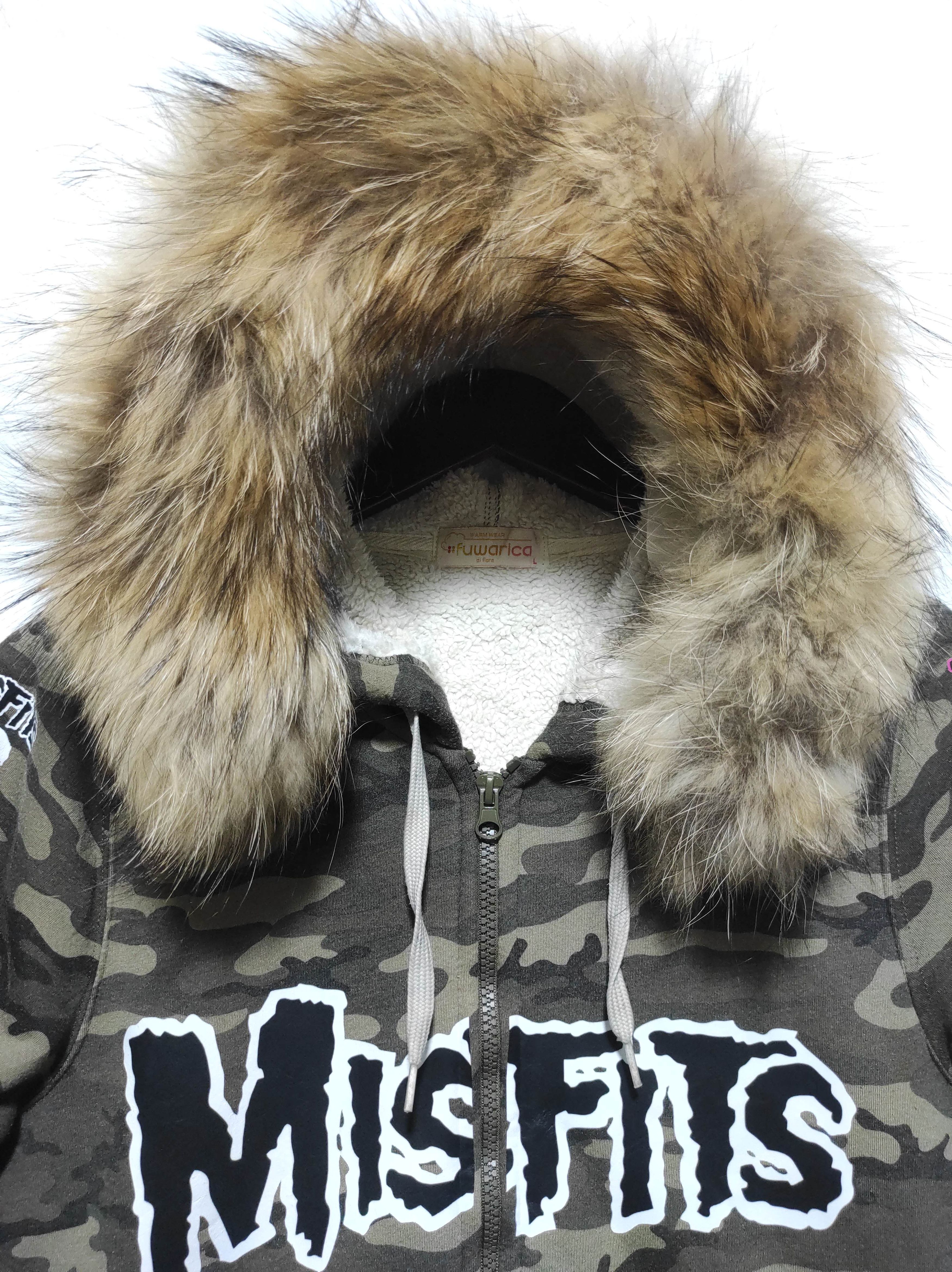 If Six Was Nine Custom Camo Misfits Zip Fur Hoodie i6w9 lgb style Size US S / EU 44-46 / 1 - 5 Thumbnail