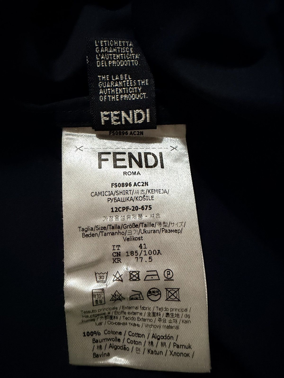 Fendi Fendi Size US L / EU 52-54 / 3 - 4 Thumbnail