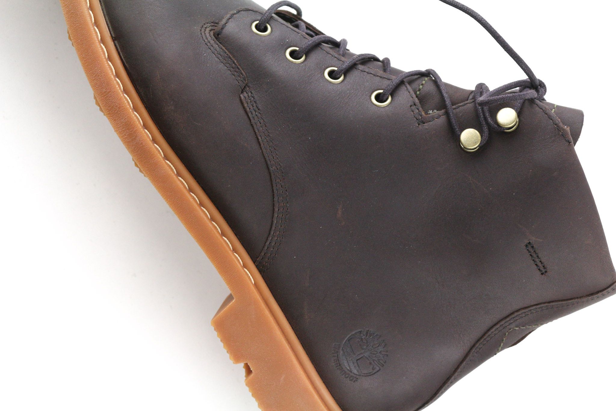 Timberland AFHP-A5050 EU43.5 Dark Brown Leather High Top Shoes 80566 Size US 10.5 / EU 43-44 - 13 Thumbnail