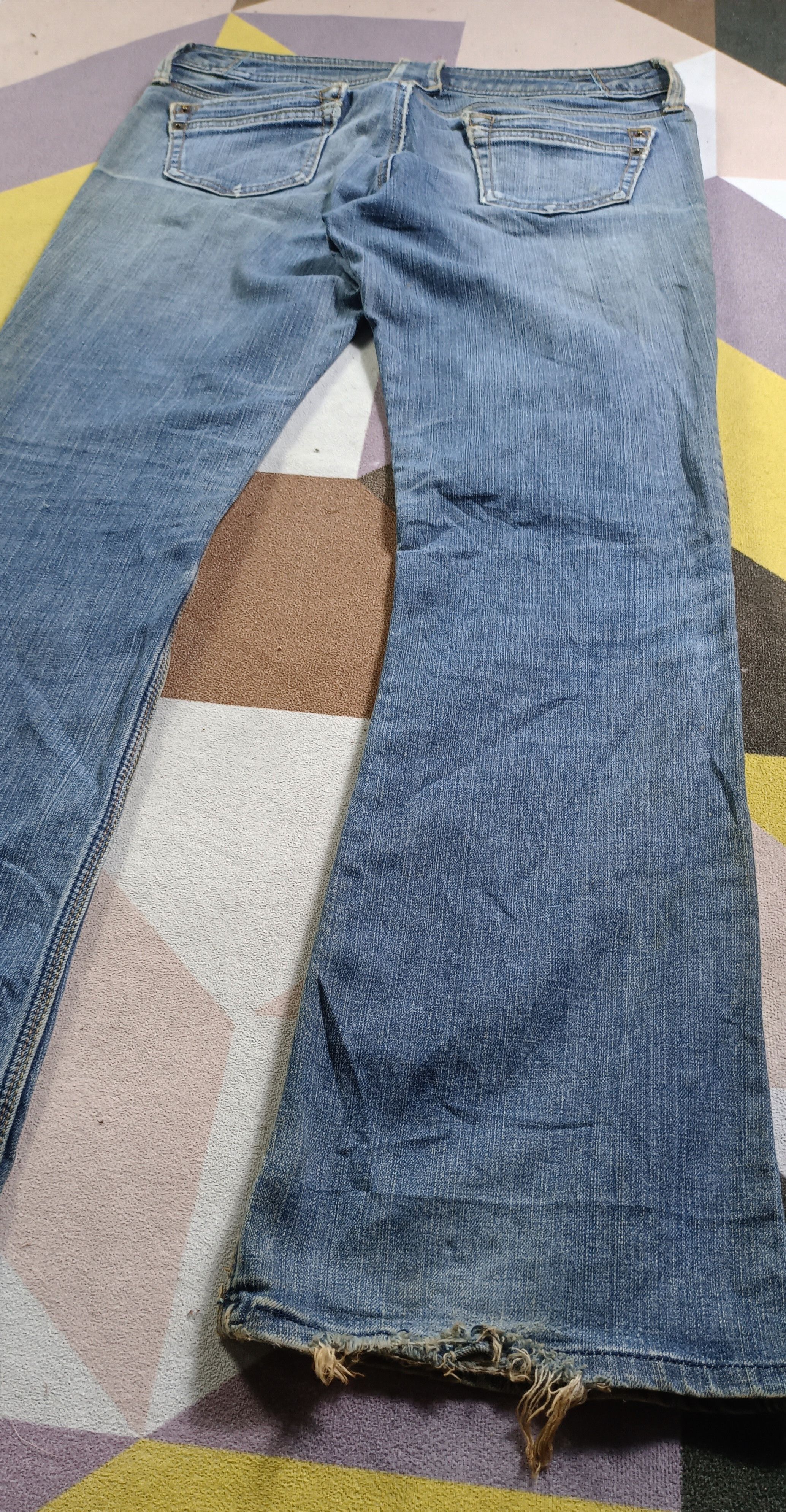 If Six Was Nine Flare Jeans Oririn Japan Distresssed Boocut Size US 32 / EU 48 - 9 Thumbnail