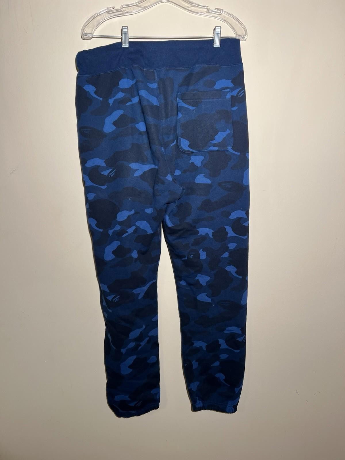 Bape A Bathing Ape x Undefeated 1st Navy Camo Bape Sweatpants Size US 34 / EU 50 - 4 Thumbnail