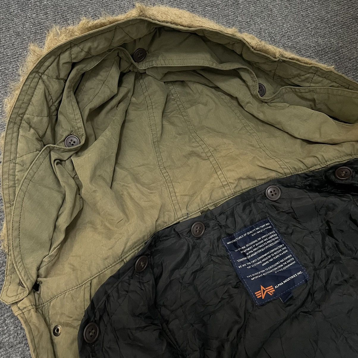 Alpha Industries × Vintage Vintage Alpha Industries Military M51 Fishtail Parka Jacket Size US S / EU 44-46 / 1 - 8 Thumbnail