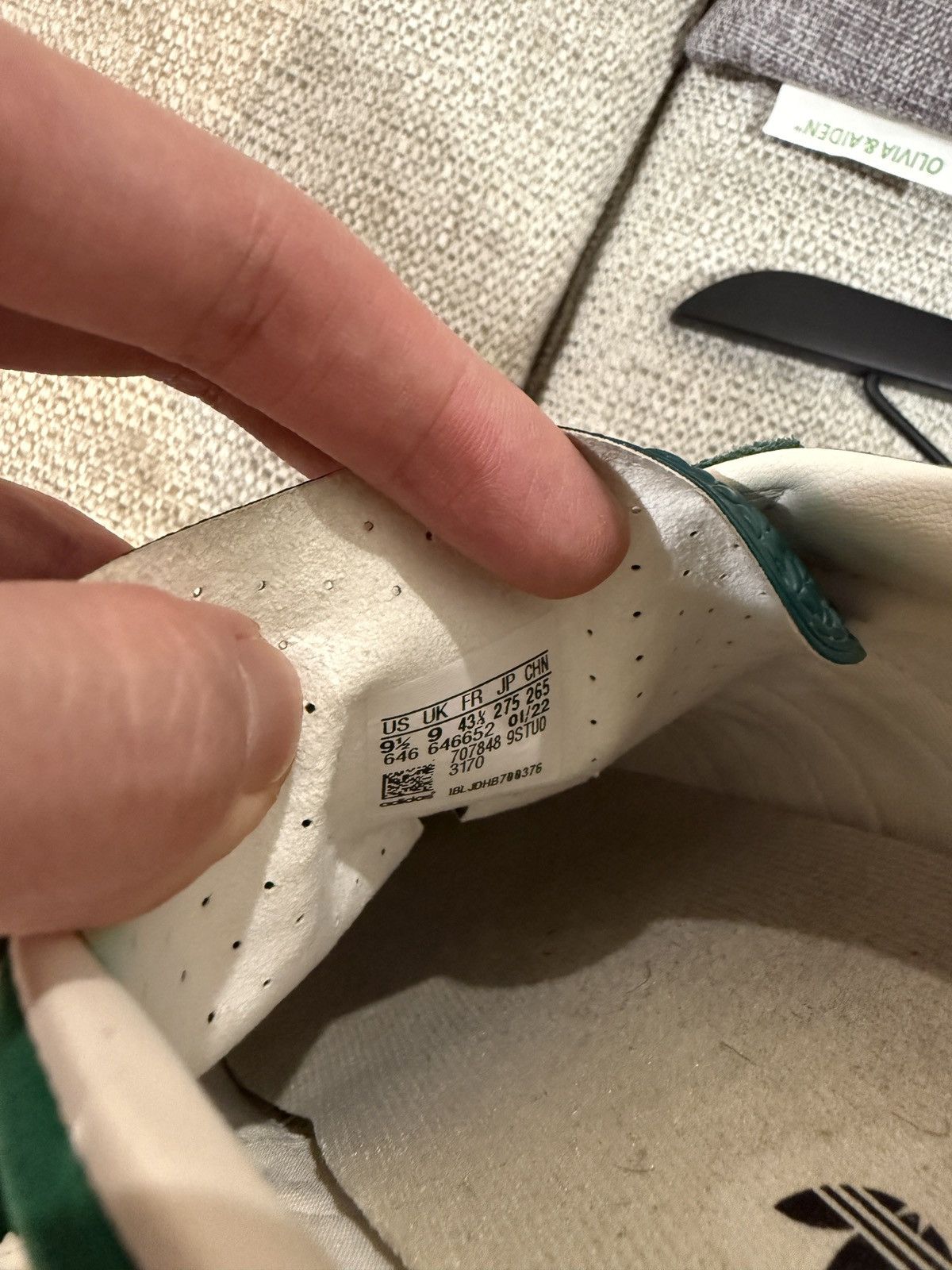 Adidas × Gucci Adidas x Gucci Gazelle Green Suede Sneakers Size US 9.5 / EU 42-43 - 7 Thumbnail