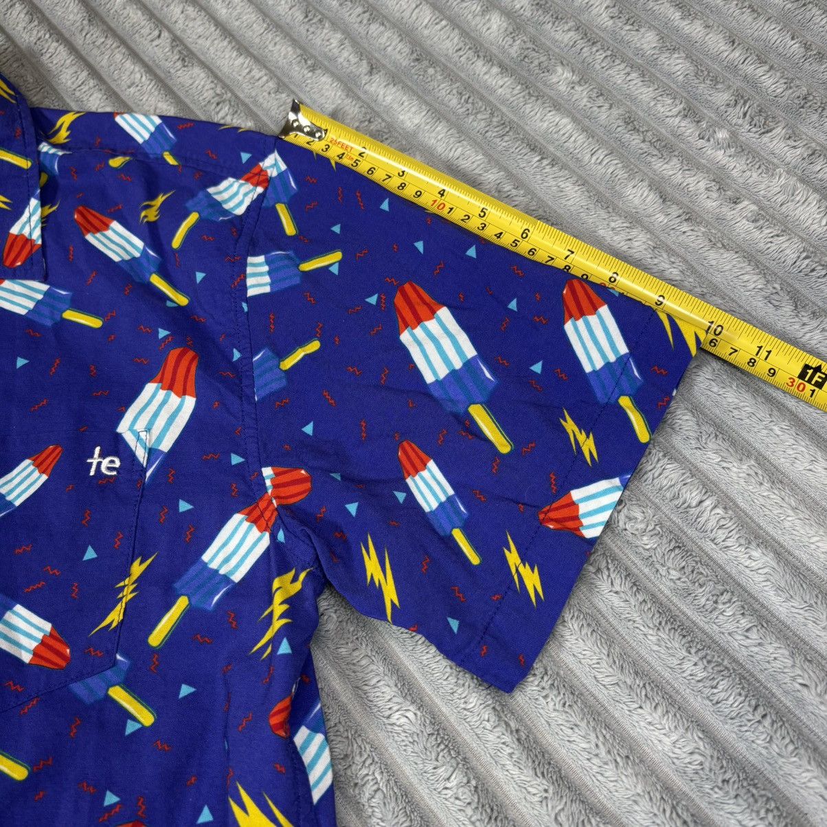 Tipsy Elves Tipsy Elves Popsicle Shirt Men Size XL Blue Short Sleeve Size US XL / EU 56 / 4 - 8 Thumbnail