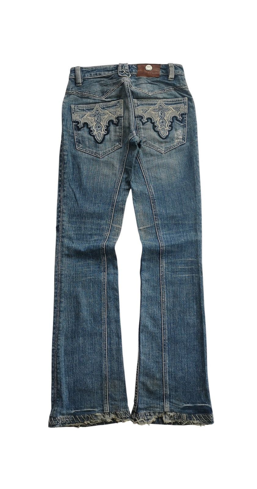 Antik Denim Antik denim flare pants with embroidery back pocket Size 27" / US 4 / IT 40 - 2 Thumbnail