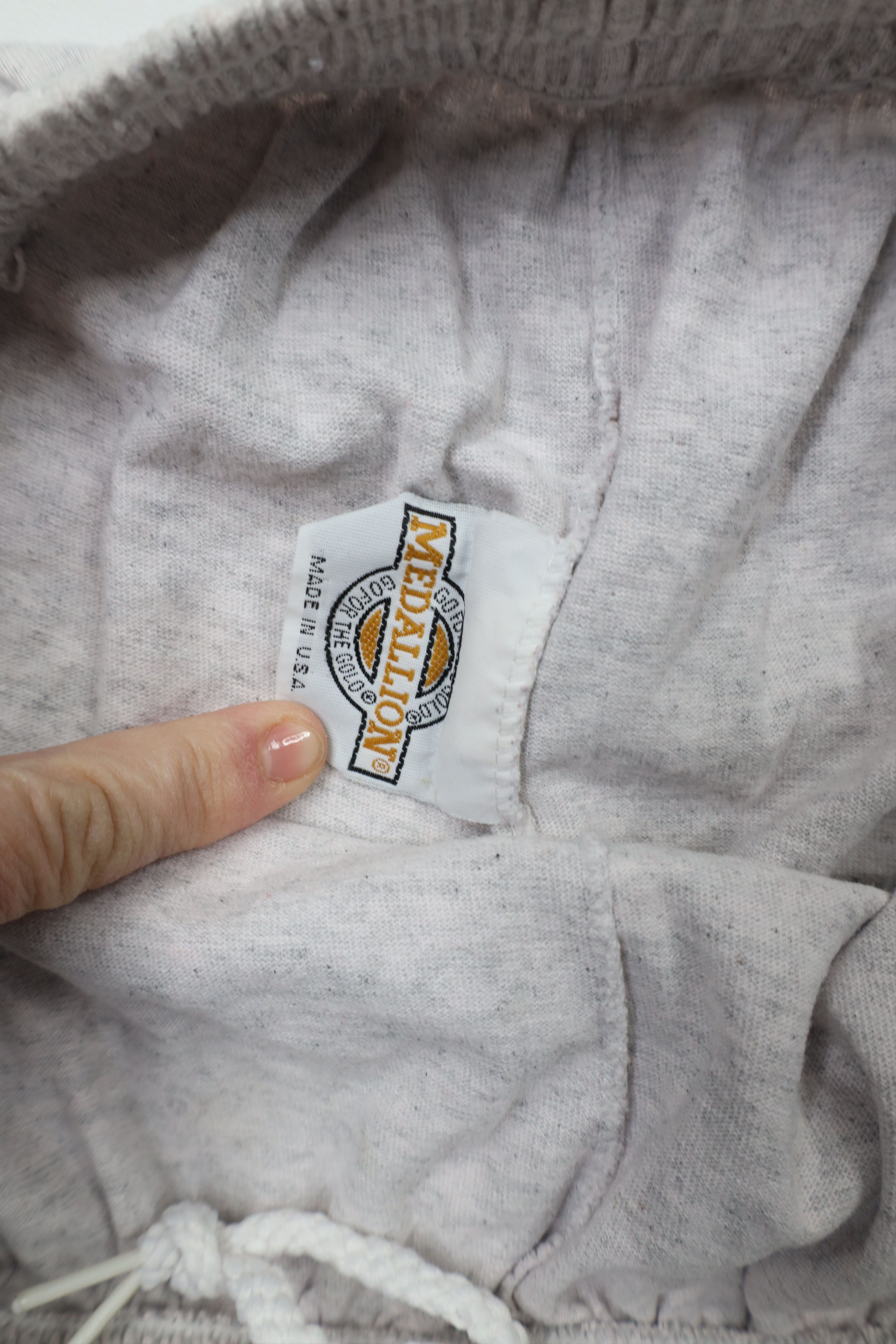 Vintage Vintage 90s University of Toledo Layered Shorts Gray USA Size US 34 / EU 50 - 7 Thumbnail