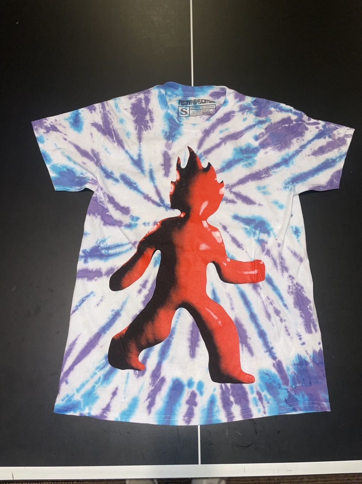 Travis Scott Cactus Jack by Travis Scott Flame Tee 'Tie Dye' Size US S / EU 44-46 / 1 - 1 Thumbnail