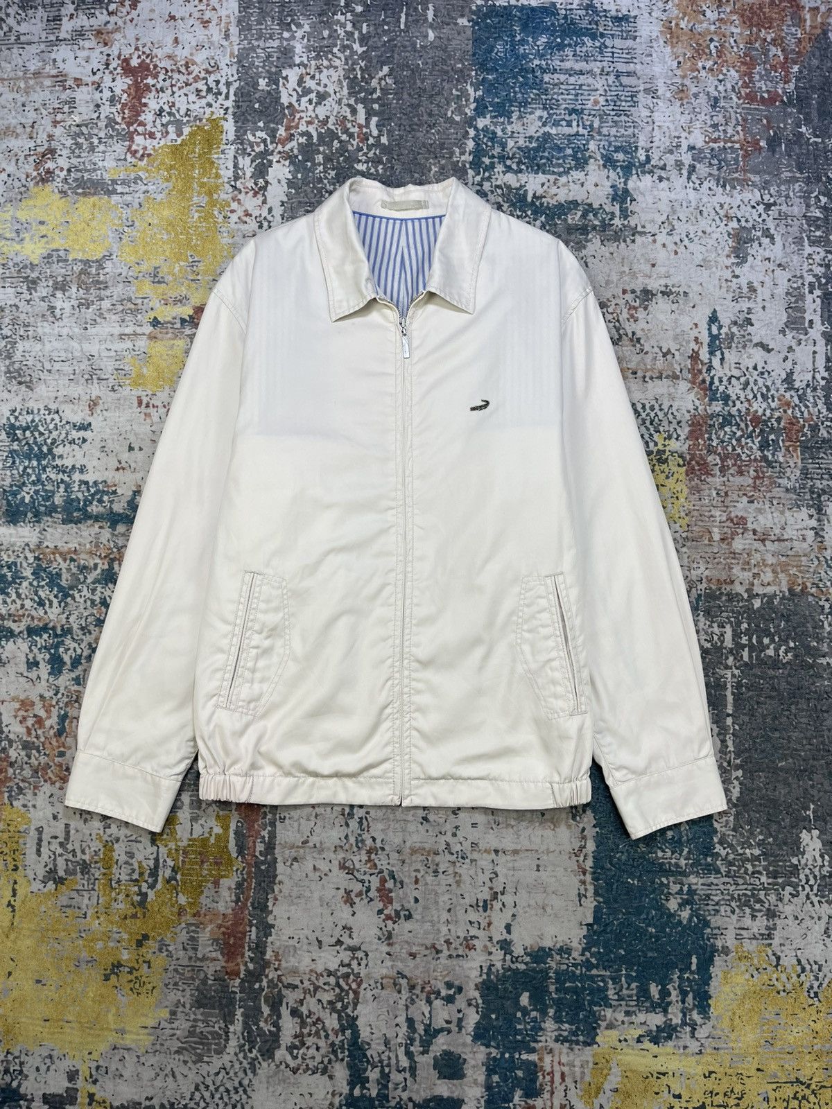Lacoste Crocodile Zip Up Jacket Size US M / EU 48-50 / 2 - 1 Thumbnail