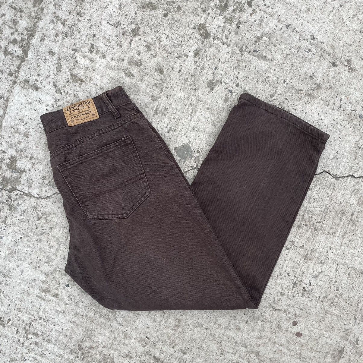 Kennington Ltd. Vintage Kensington Dockside Jeans Baggy Crazy Fit Grunge Size US 34 / EU 50 - 3 Thumbnail