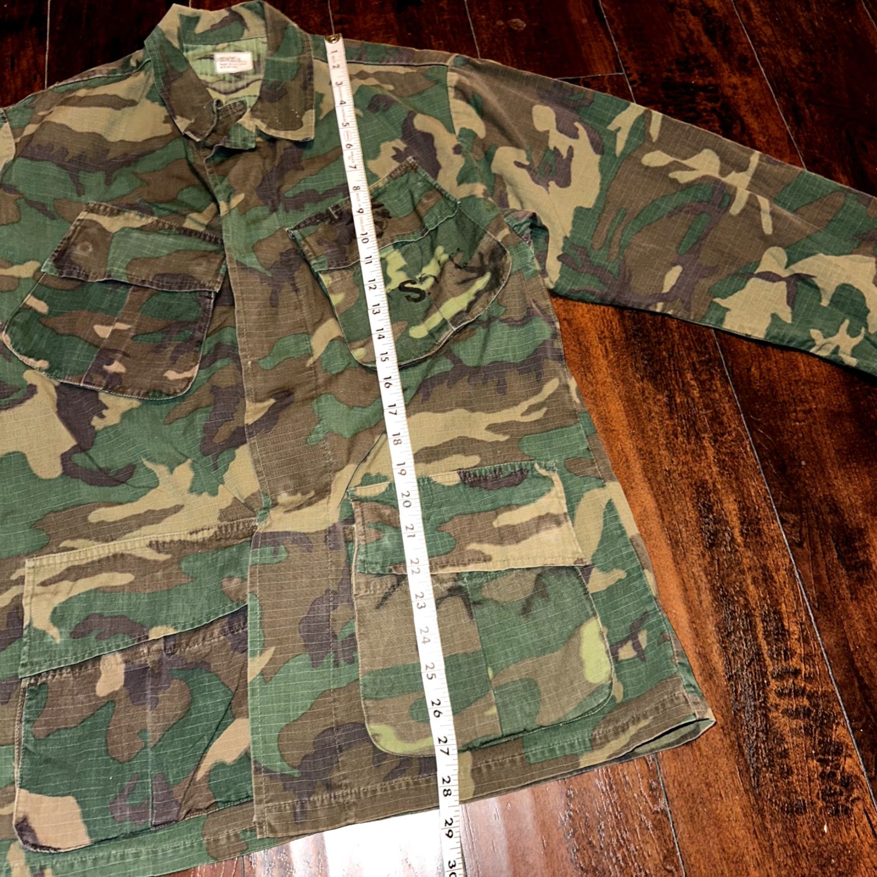 Vintage VINTAGE Alpha Corp USMC 1968 Military Camouflage Wind-Resistant Poplin Coat Jacket Small Camo Mens 60s 1960s Size US S / EU 44-46 / 1 - 6 Thumbnail