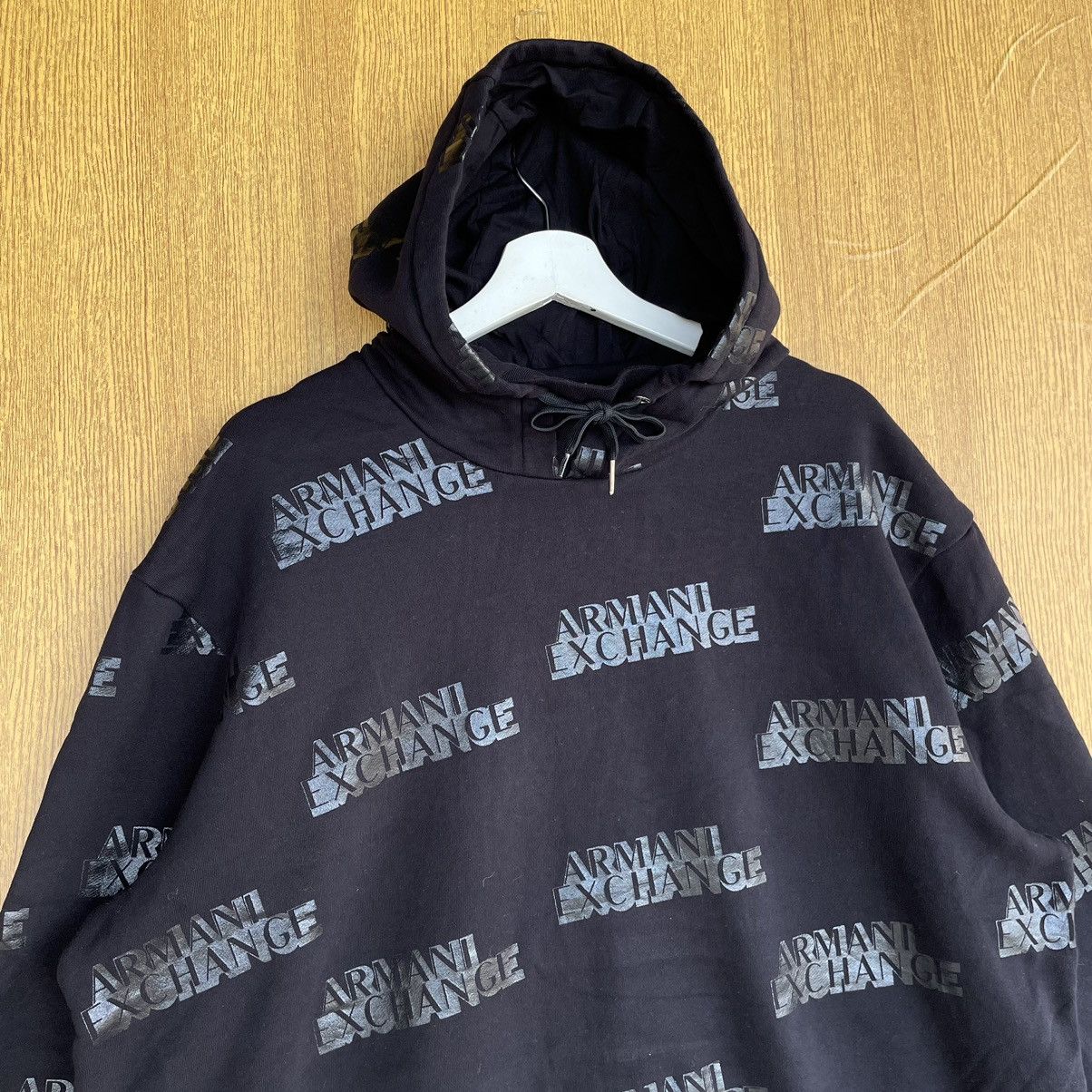 Armani Exchange Armani Exchange Hoodie Spellout Sweatshirt Size US XL / EU 56 / 4 - 3 Thumbnail