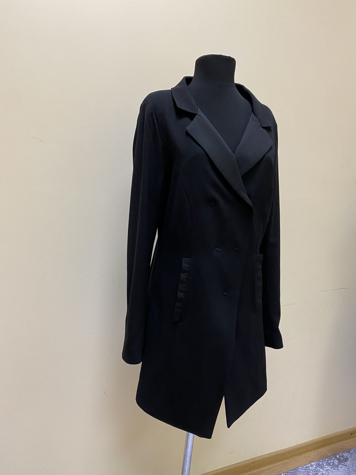 Annette Gortz Annette Gortz Womens Black Coat Jacket Virgin Wool Size 40 Size S / US 4 / IT 40 - 2 Thumbnail