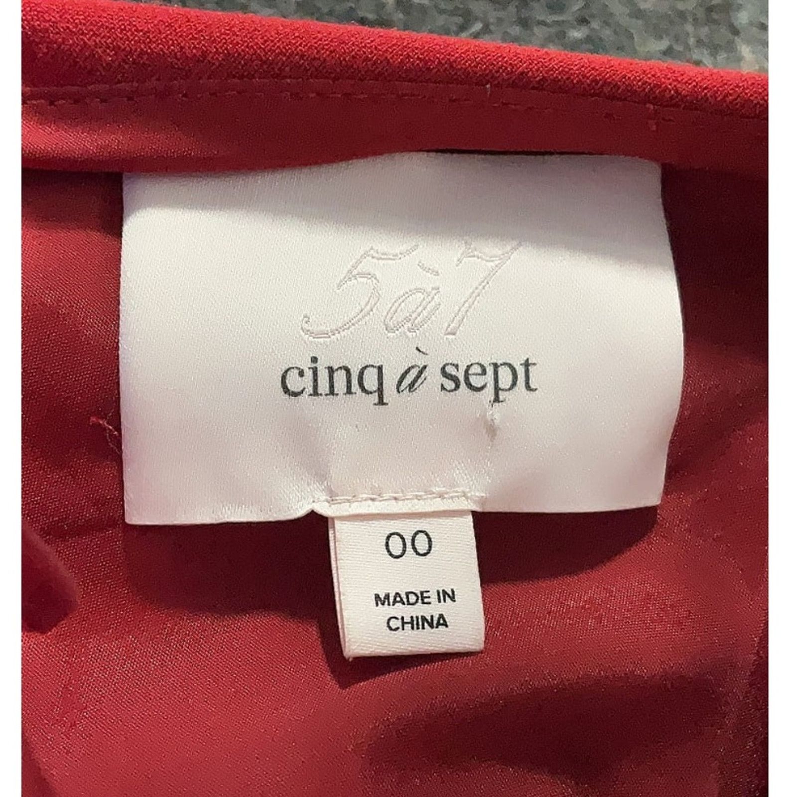 Cinq a Sept Cinq à Sept Winnie Dress in Scarlet - Size 00 - Red Size XXS / US 00 / IT 34 - 4 Thumbnail