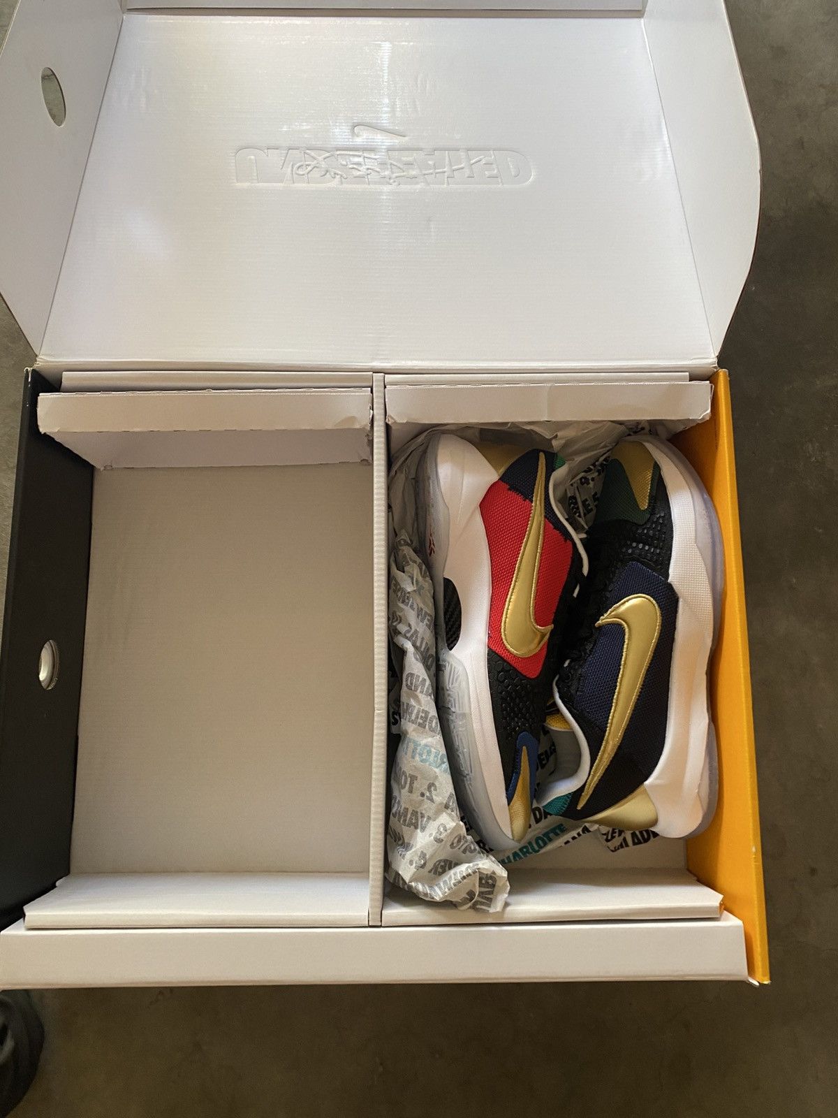 Nike × Undefeated Nike Undefeated Kobe 5 Protro What If Black Only Size US 9 / EU 42 - 4 Thumbnail