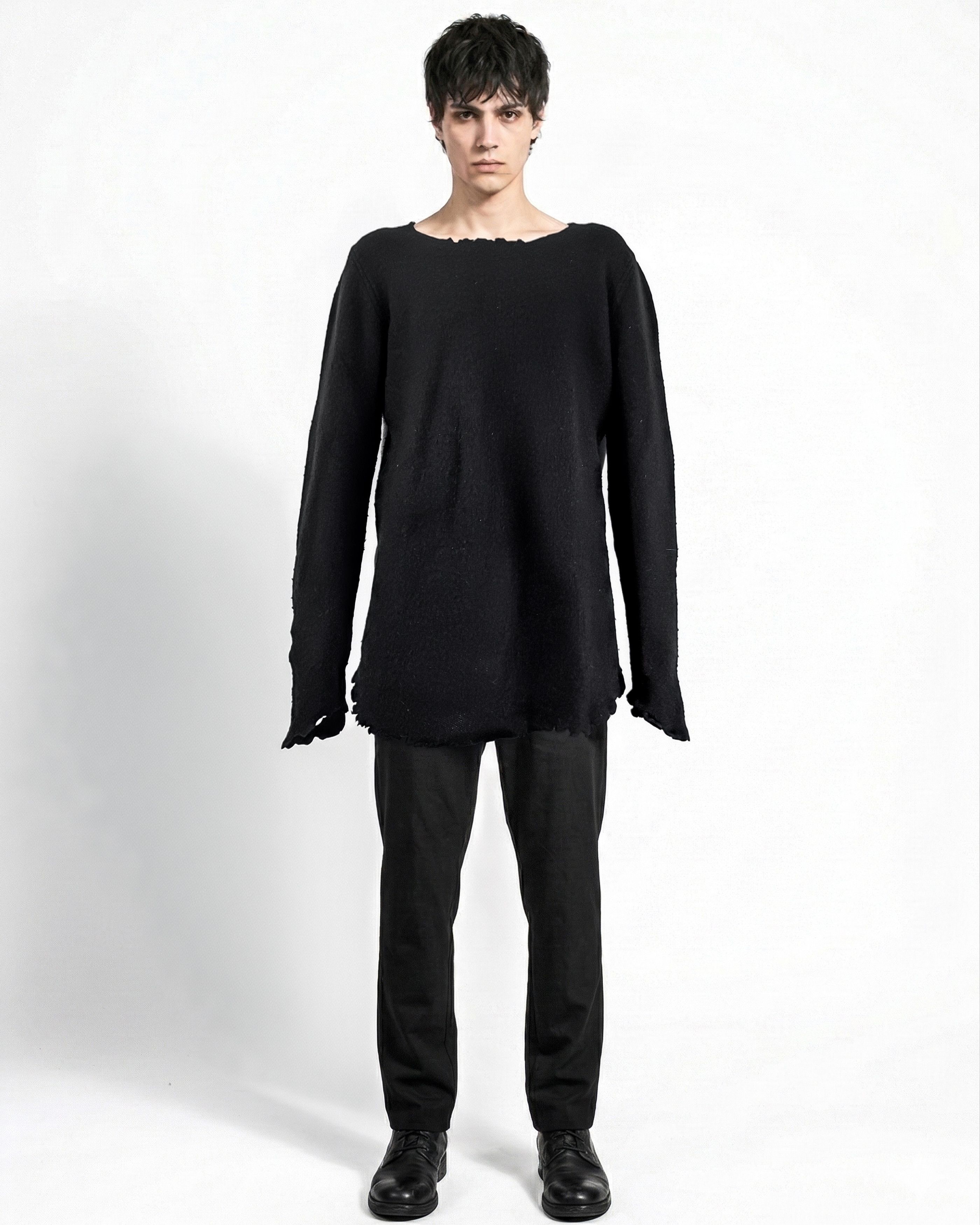 Avant Toi Avant Toi Distressed Cashmere Sweater Size US L / EU 52-54 / 3 - 3 Thumbnail