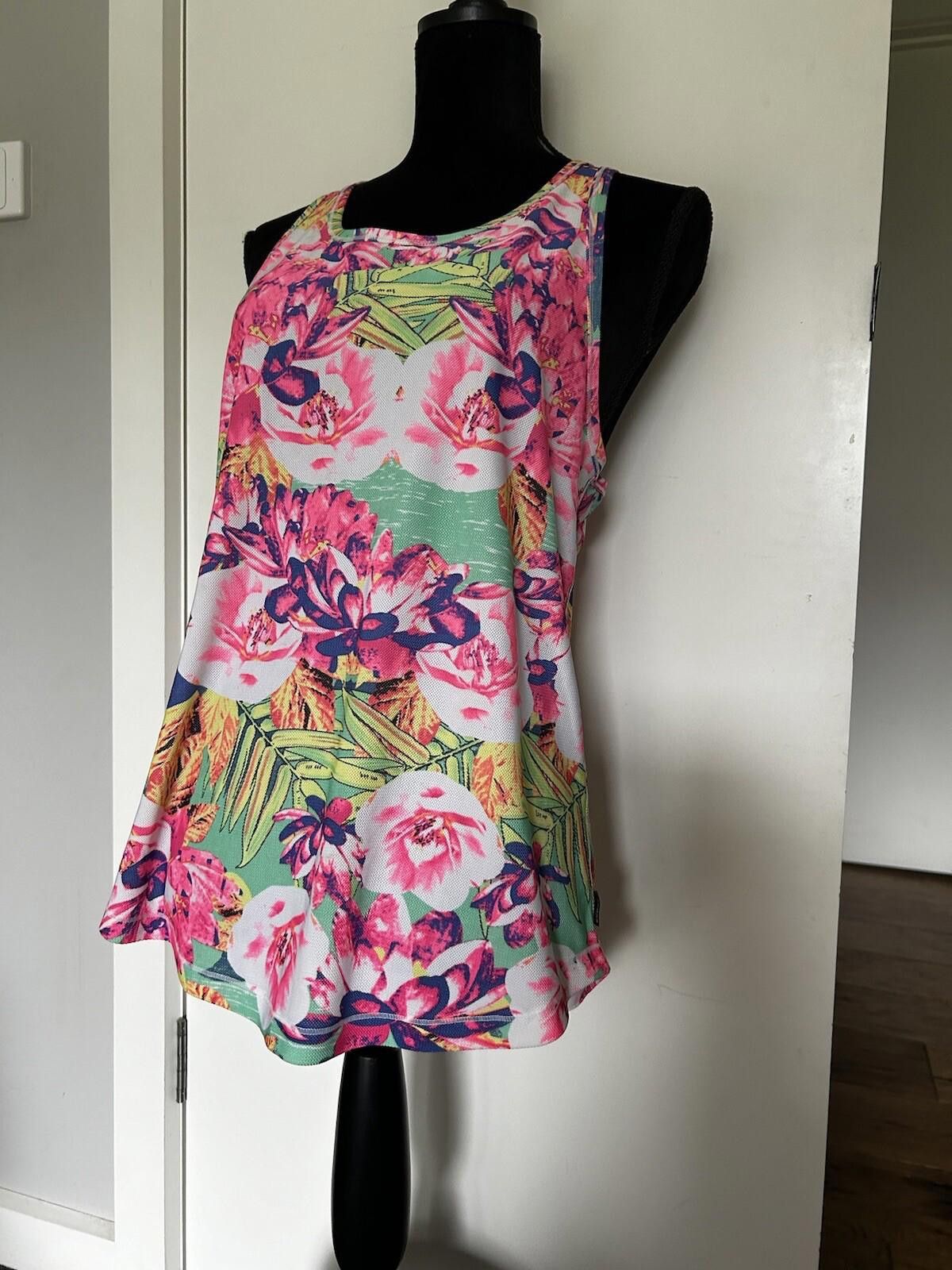 Bones BONDS Singlet Activewear Fluro Multicoloured - Size L (007) Size L / US 10 / IT 46 - 3 Thumbnail